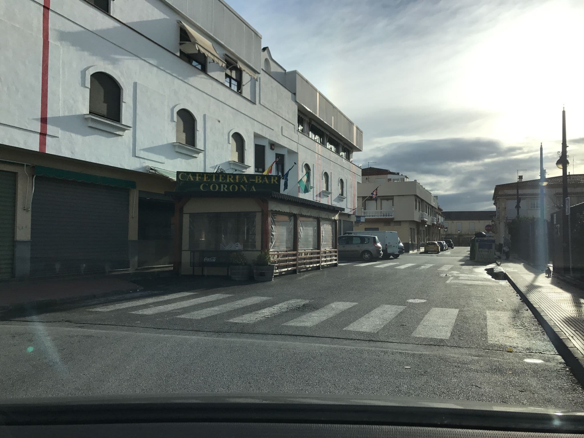 Street view near Hotel Corona de Atarfe, Atarfe — © rainerup (CC BY-SA · Mapillary)