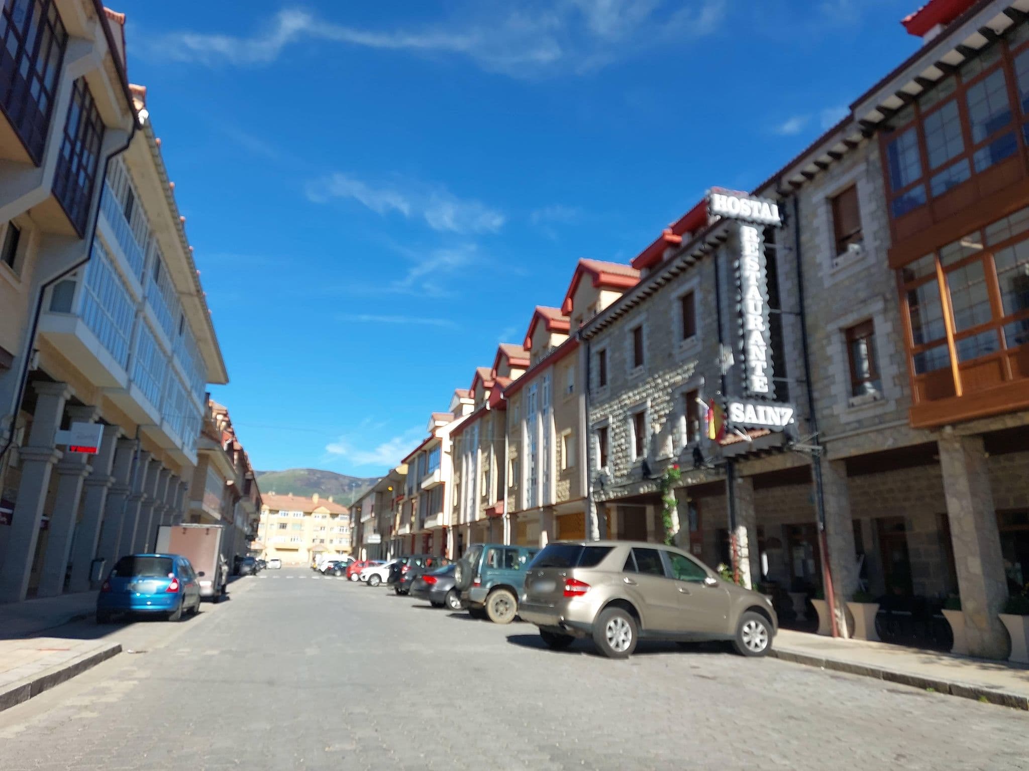Street view near Cafetería Sainz, Valderrueda — © 5rmft (CC BY-SA · Mapillary)