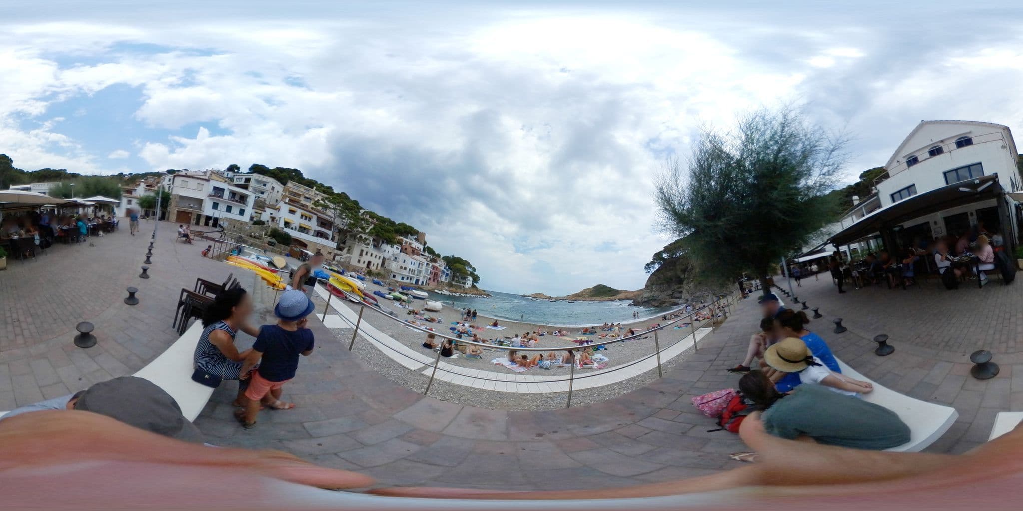 Street view near Hostal Sa Tuna, Begur — © mapnrw (CC BY-SA · Mapillary)