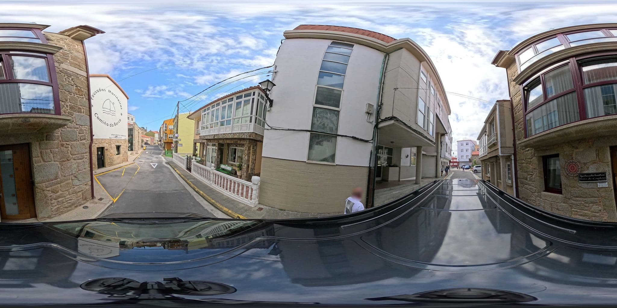 Street view near Praia do Capitán, Mugia — © seraq (CC BY-SA · Mapillary)
