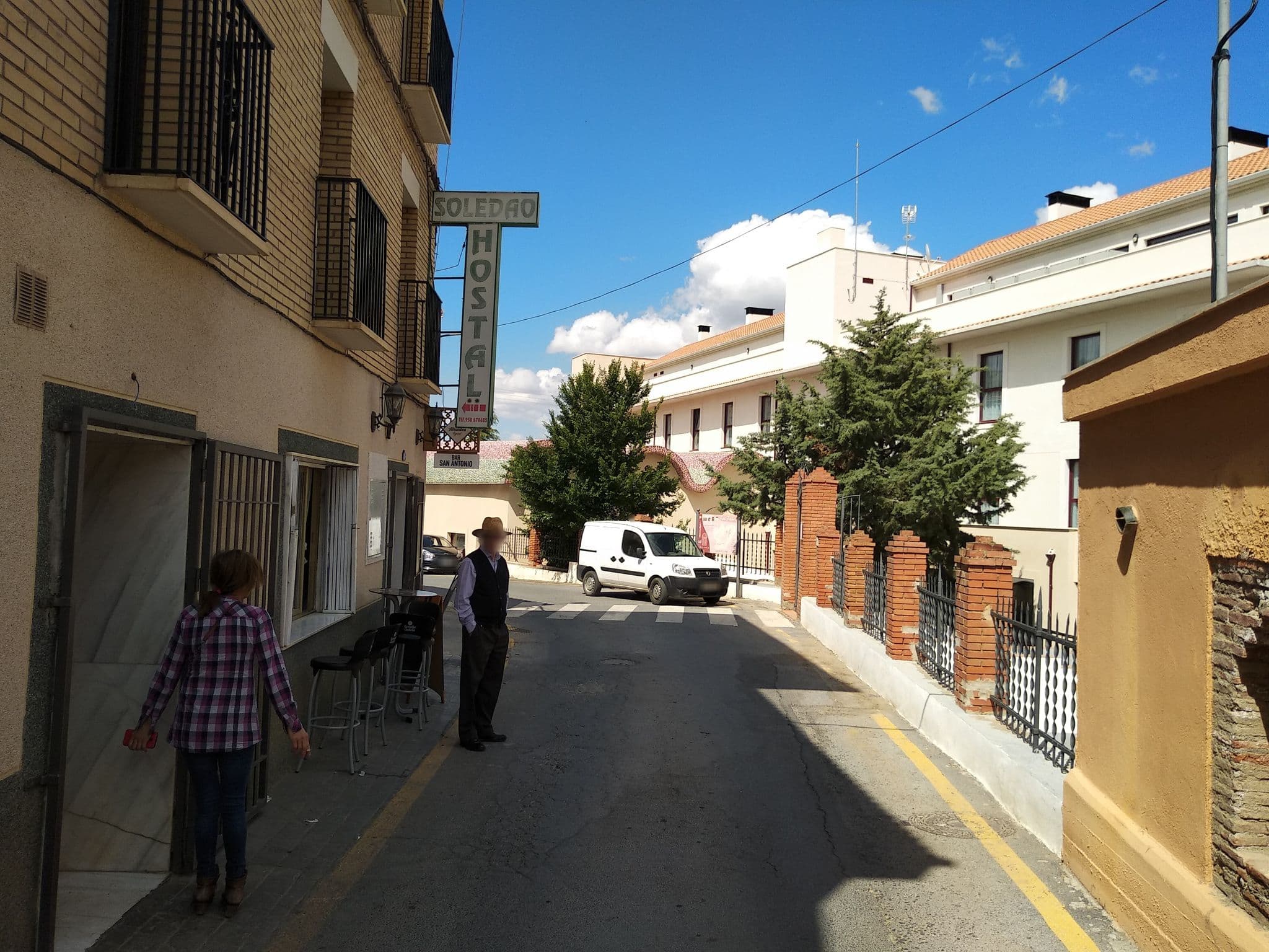 Street view near Hostal Soledao, Purullena — © danics (CC BY-SA · Mapillary)