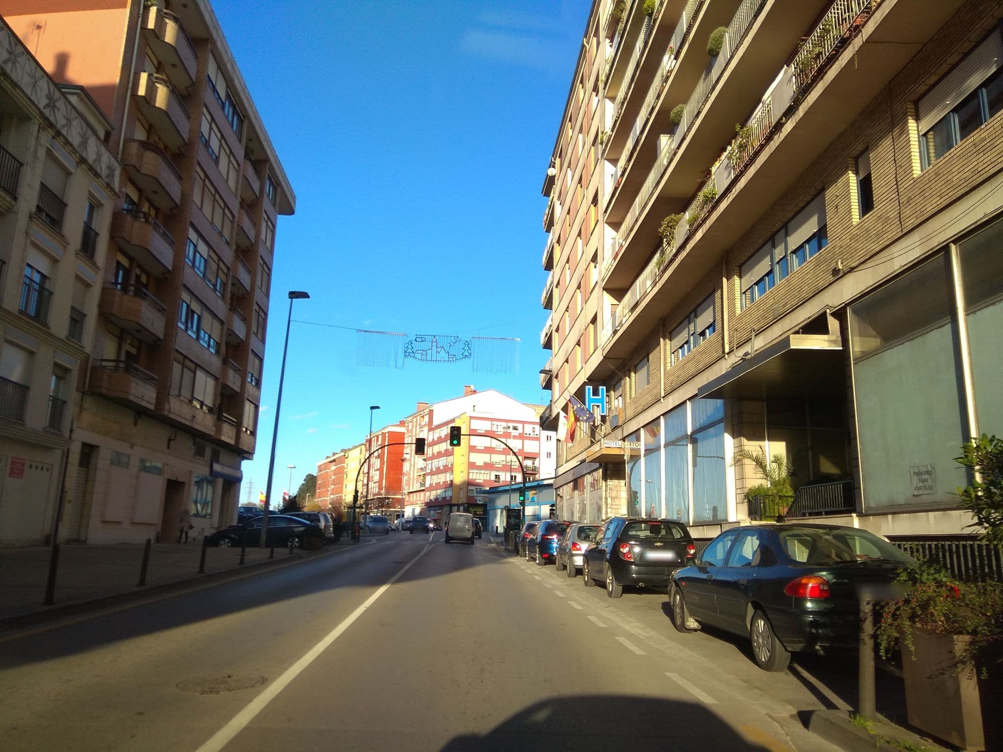 Street view near Hotel Regio, Torrelavega — © egofer (CC BY-SA · Mapillary)