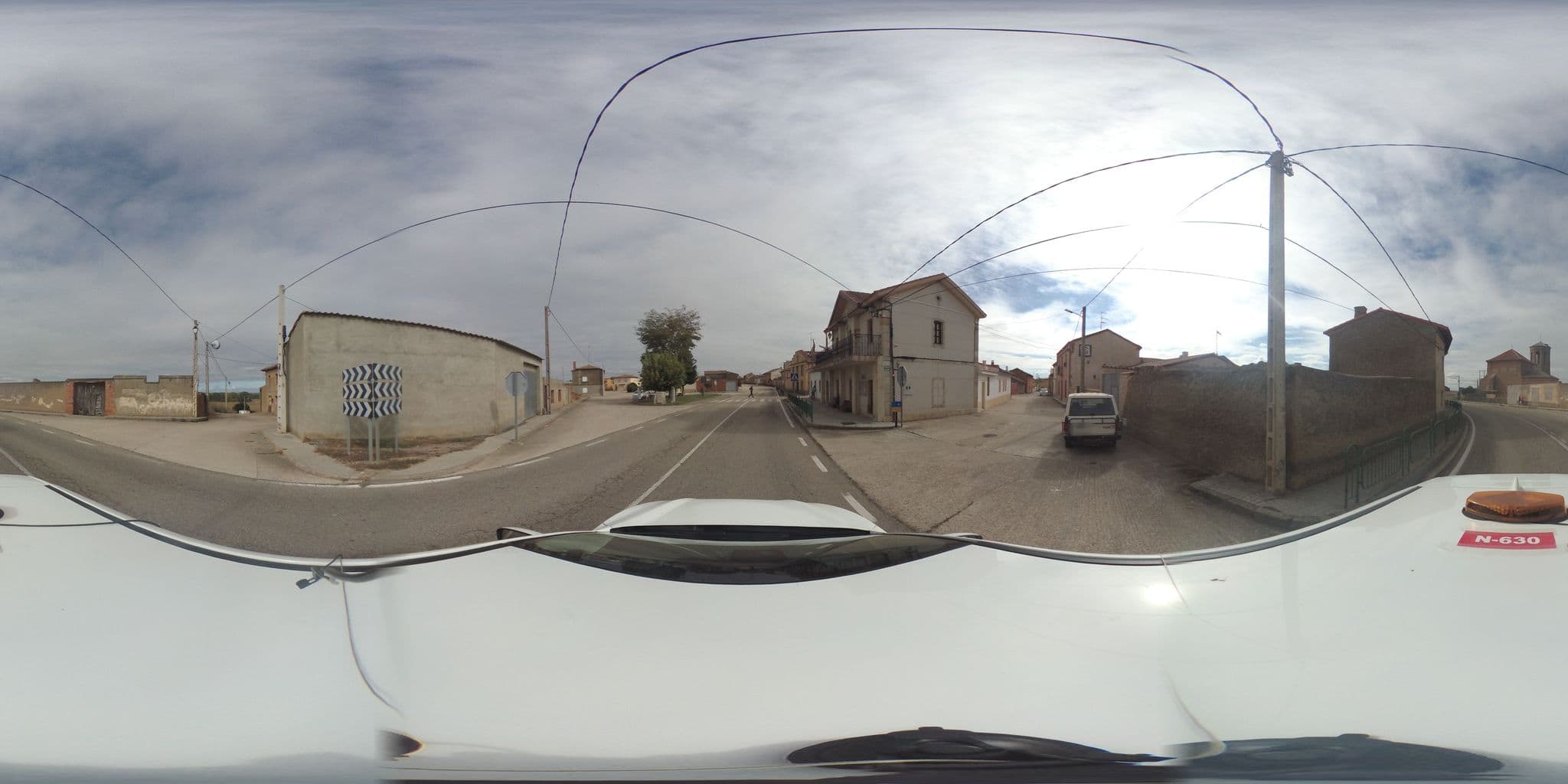 Street view near Albergue Las Heras, Benavente — © mroucher (CC BY-SA · Mapillary)