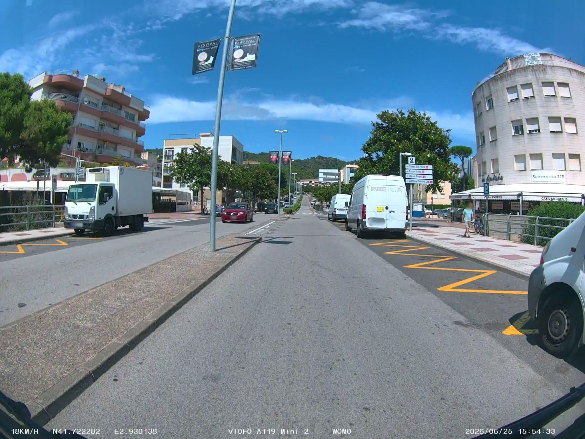 Street view near Vila De Tossa, Tossa de Mar — © soulcover (CC BY-SA · Mapillary)
