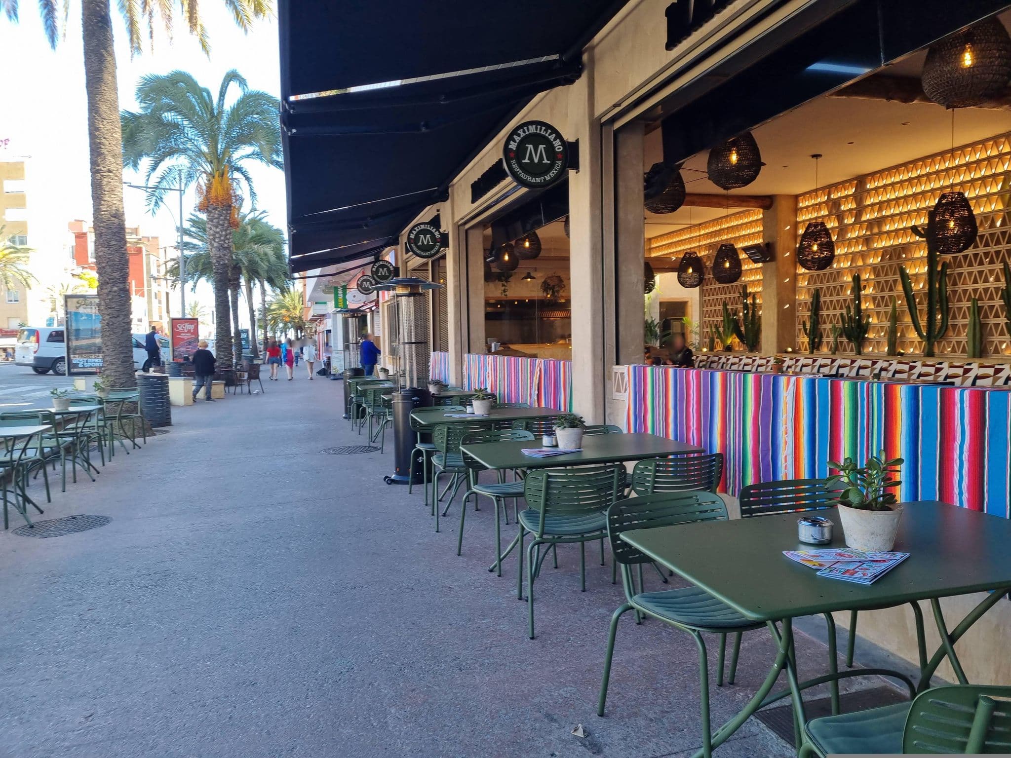 Street view near Delamar, Lloret de Mar