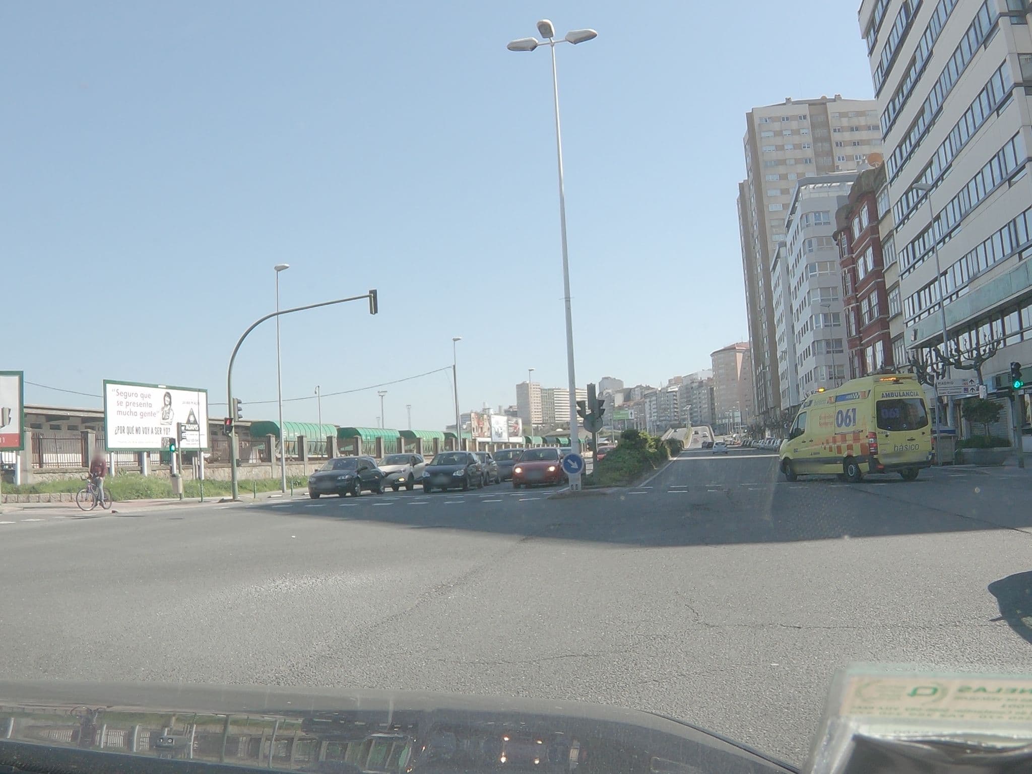 Street view near Hospedaxe da Casa do Mar, A Coruña — © sanjorgepinho (CC BY-SA · Mapillary)