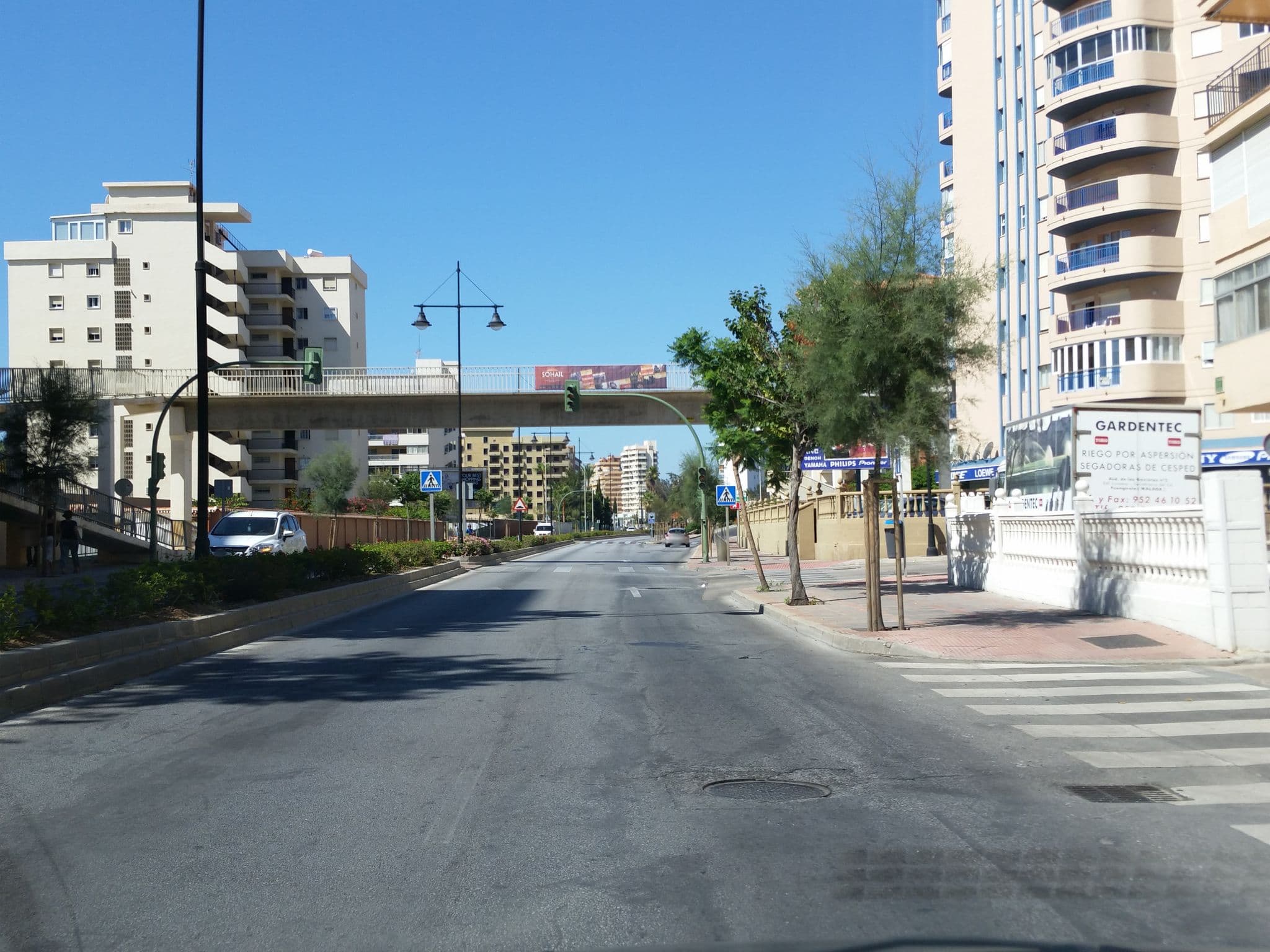 Street view near Sierra Blanca, Fuengirola