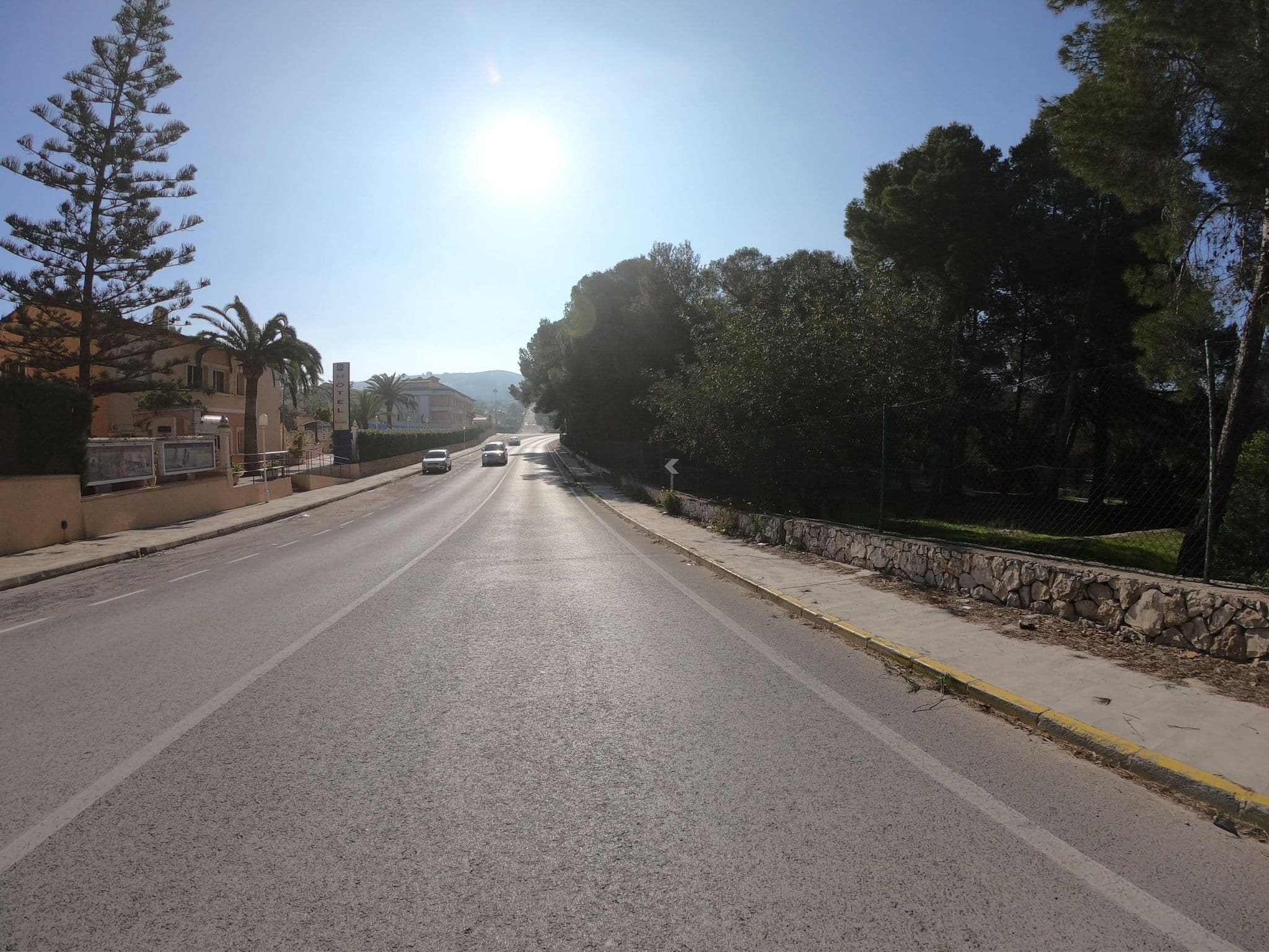 Street view near Aparthotel Bahia Pinosol, Javea — © joostjakob (CC BY-SA · Mapillary)