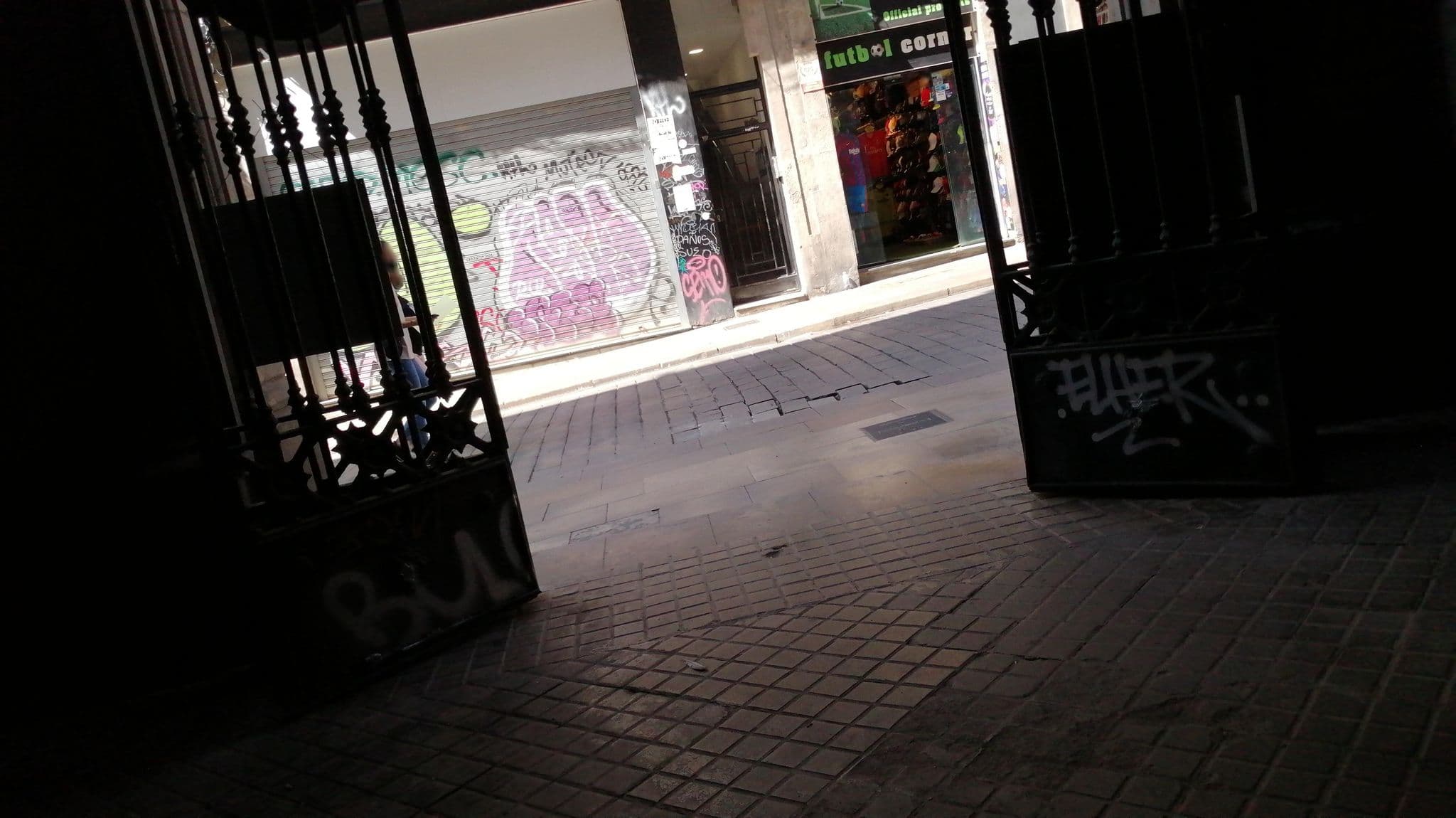 Street view near Hotel Rialto, Barri Gòtic — © alememex (CC BY-SA · Mapillary)