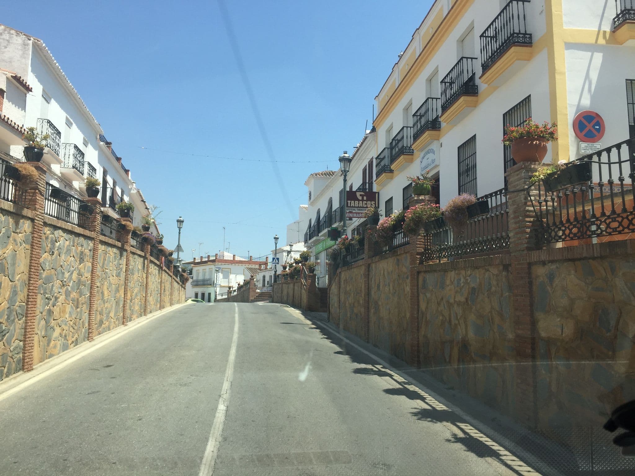 Street view near Acantilados de Maro, Nerja