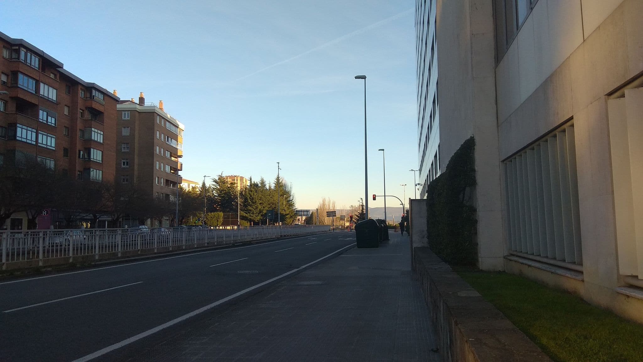 Street view near Hostal Acella, Iturrama — © thehandler (CC BY-SA · Mapillary)