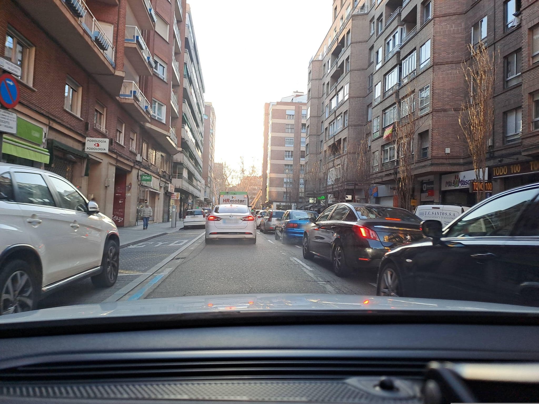 Street view near Hostal Lima, Valladolid — © normanm (CC BY-SA · Mapillary)
