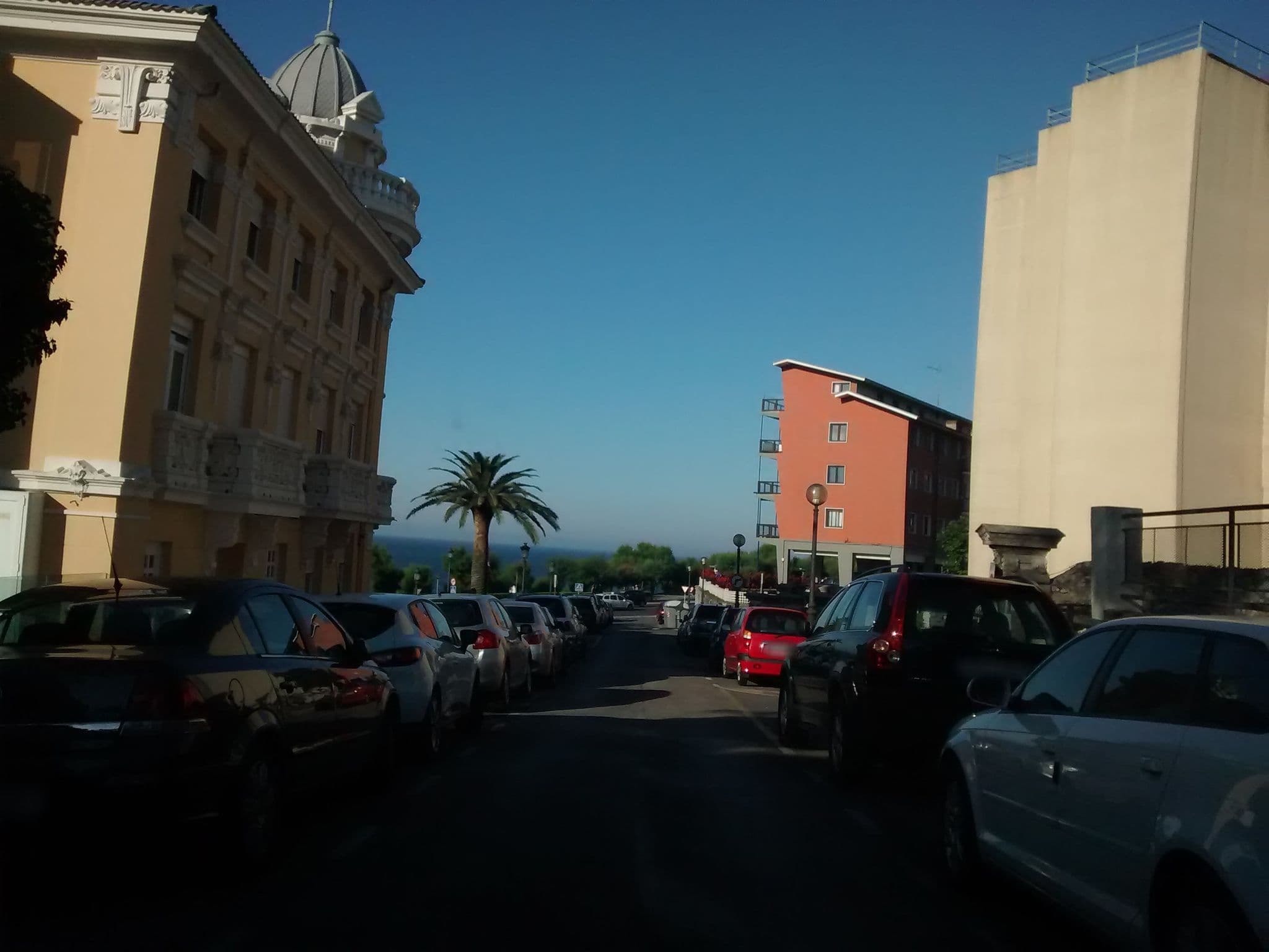 Street view near Hostal Carlos III, Santander
