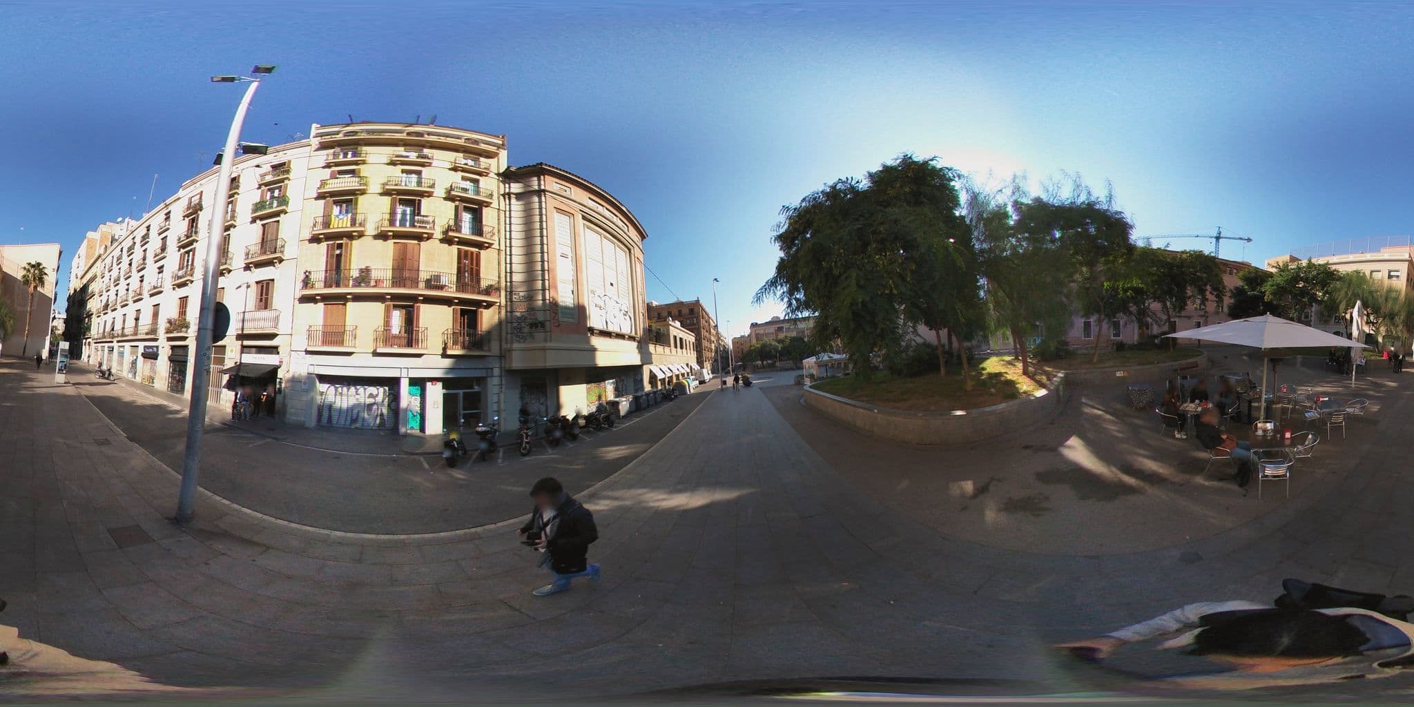 Street view near chic&basic Tallers Hostel, Eixample — © ccossio (CC BY-SA · Mapillary)