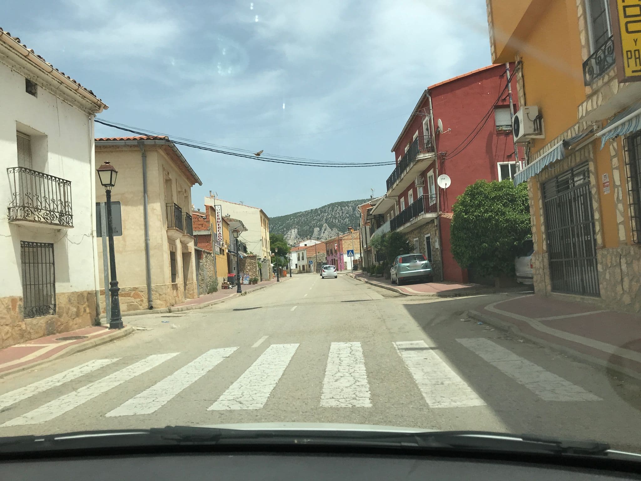 Street view near Hostal Cañamares, Priego — © calile (CC BY-SA · Mapillary)