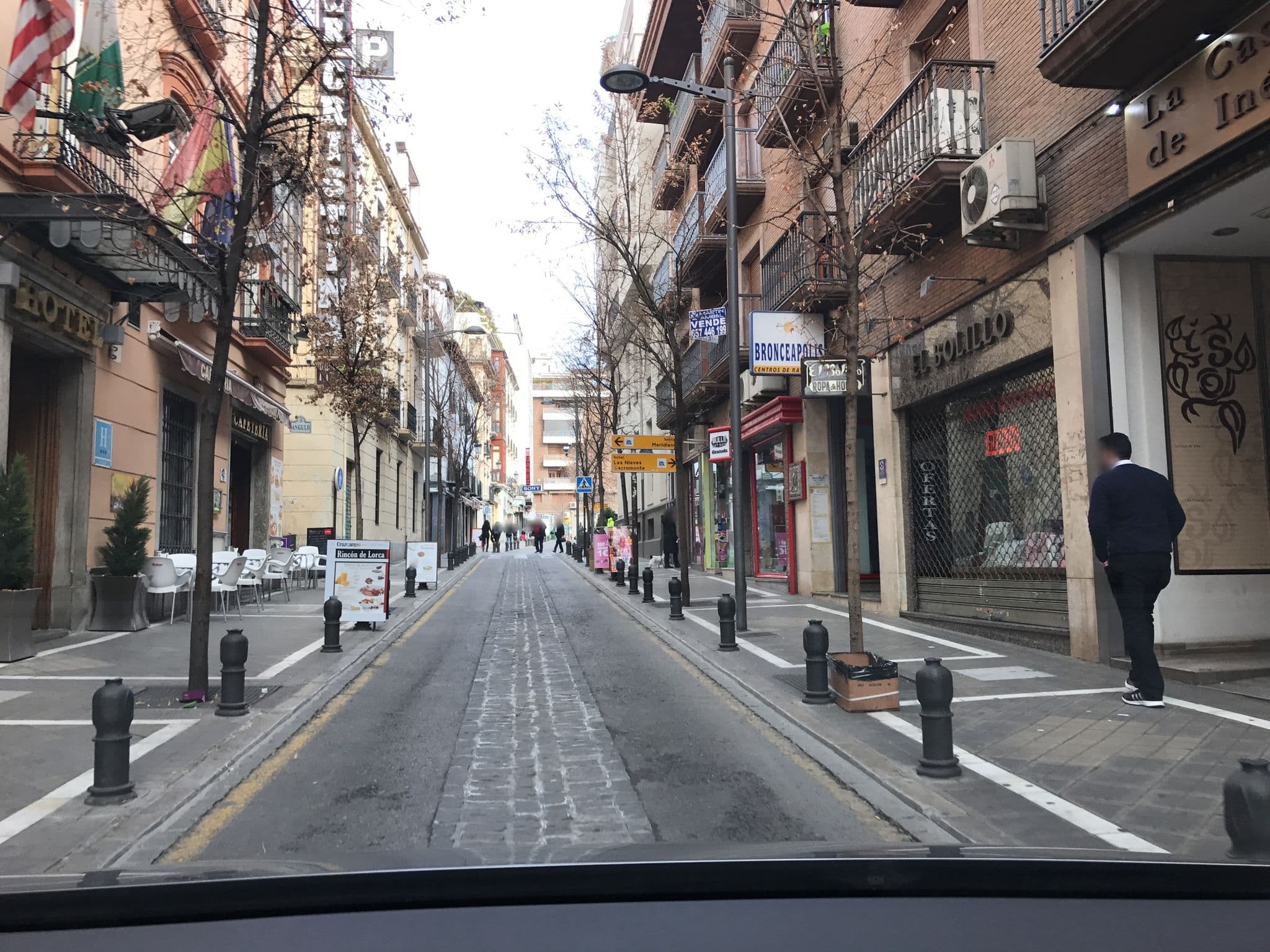Street view near Novotel, Granada