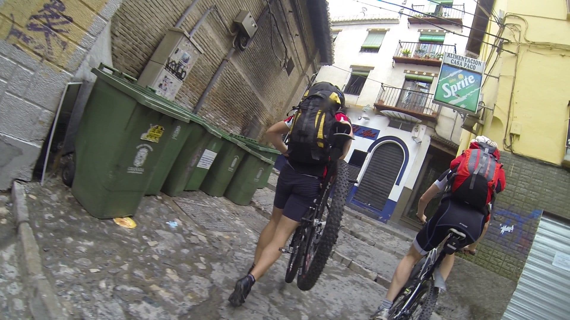 Street view near OYO Pensión Austria, Granada — © gpsvid (CC BY-SA · Mapillary)