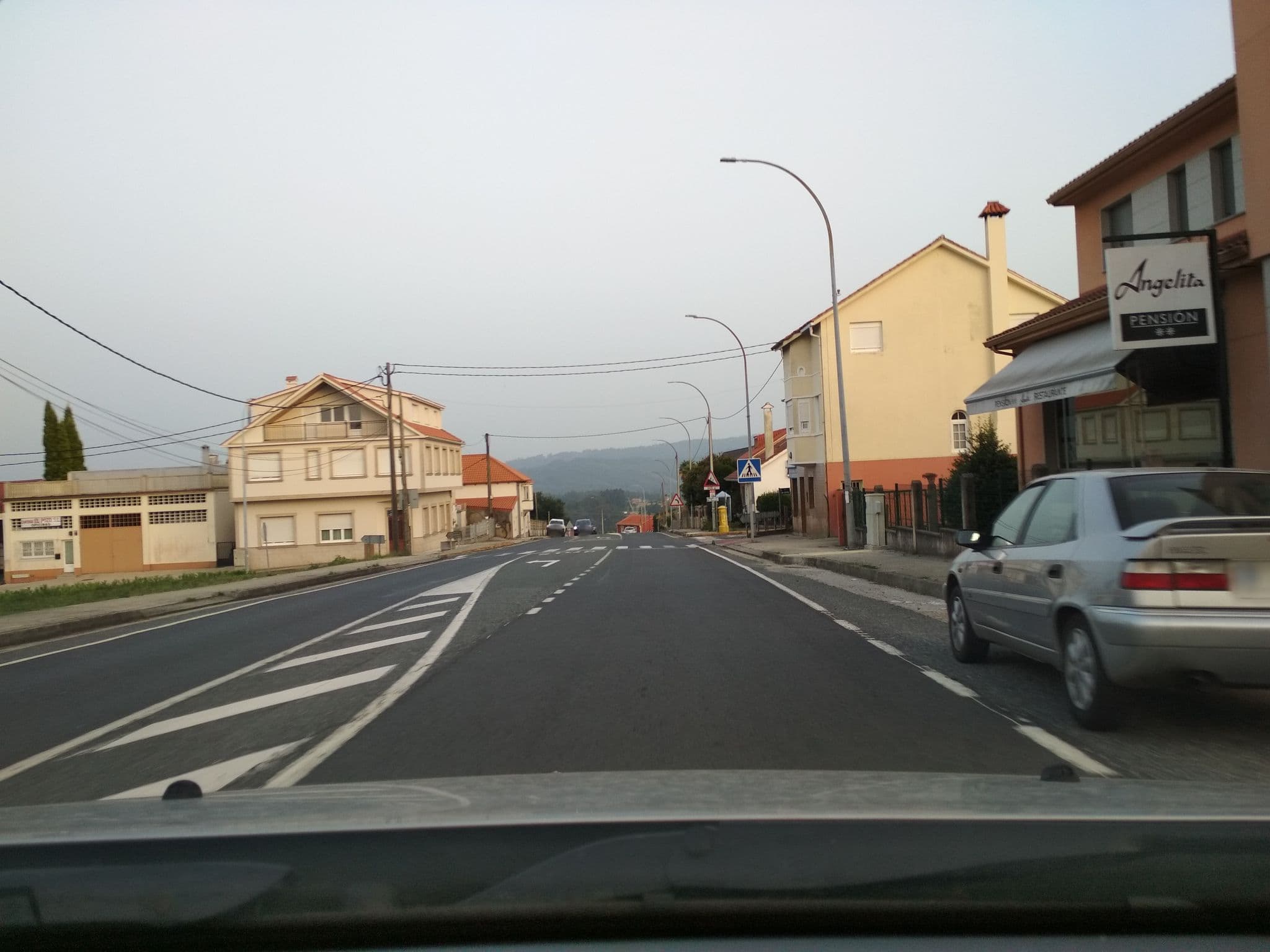 Street view near Pensión Restaurante Angelita, Carral — © cafeconleche (CC BY-SA · Mapillary)