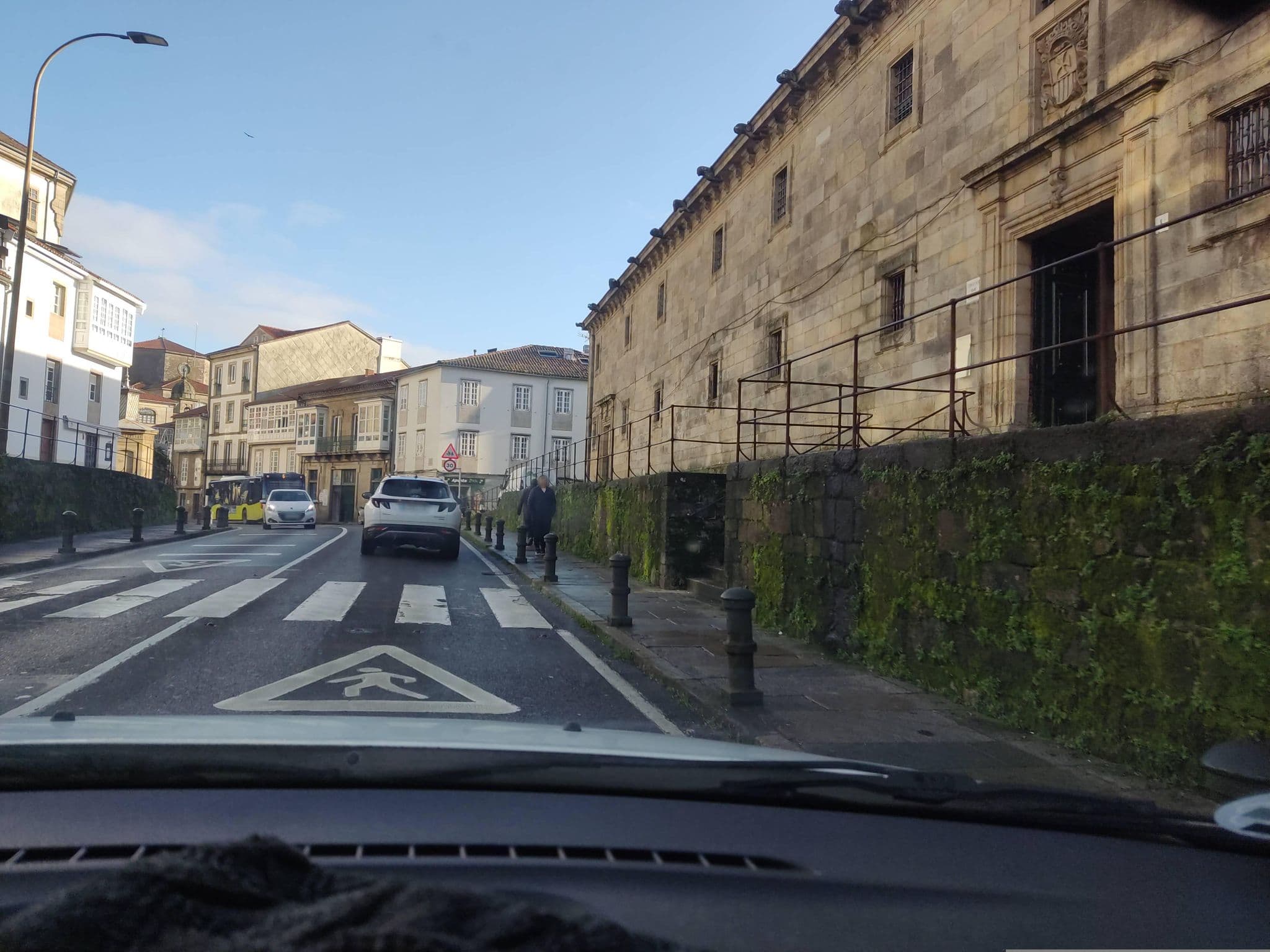 Street view near Casa d'Ouro, Santiago de Compostela
