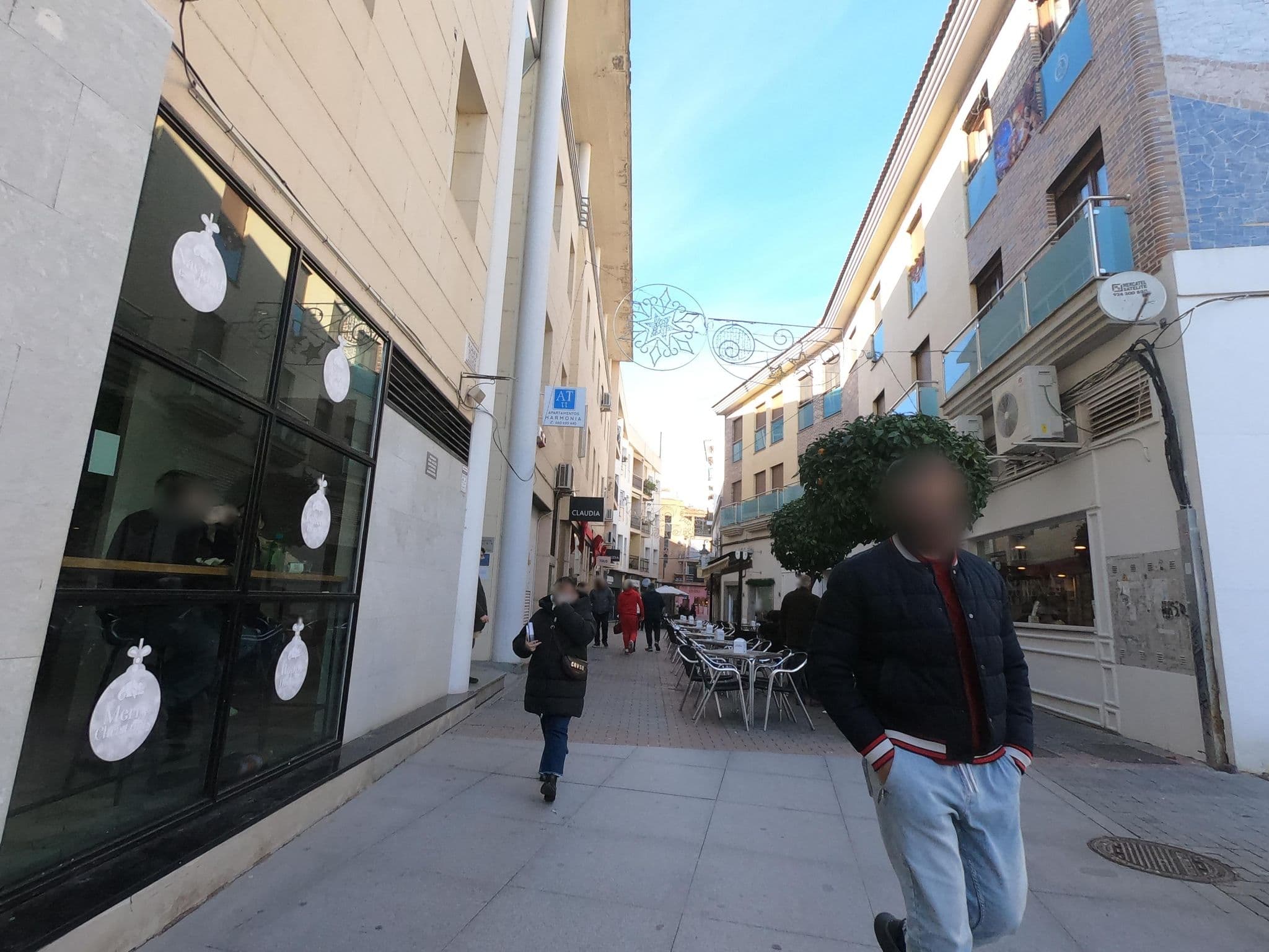 Street view near Apartamentos Harmonia, Mérida — © filohipo (CC BY-SA · Mapillary)