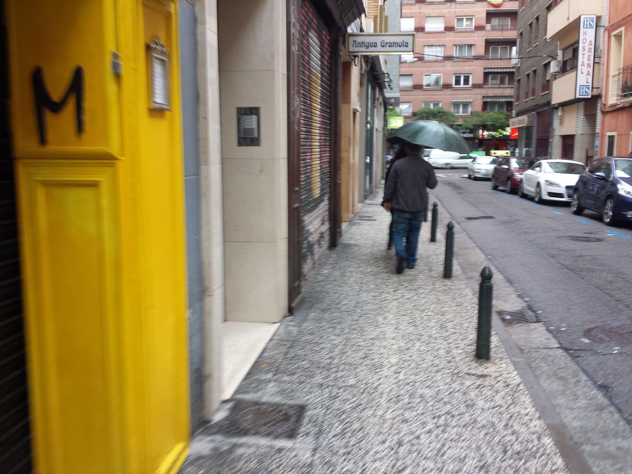 Street view near Hostal Arenal, Delicias — © robot8a (CC BY-SA · Mapillary)