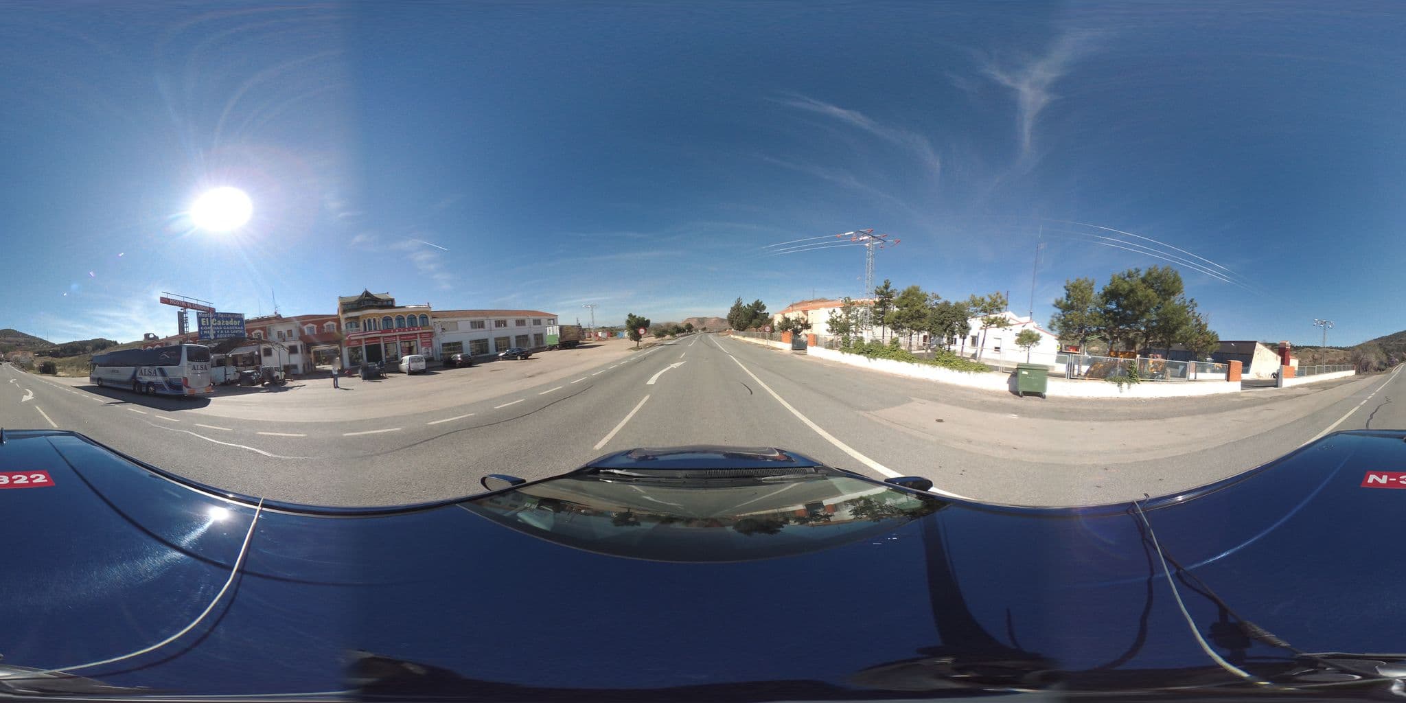 Street view near Hostal-Restaurante El Cazador, Alcaraz — © mroucher (CC BY-SA · Mapillary)