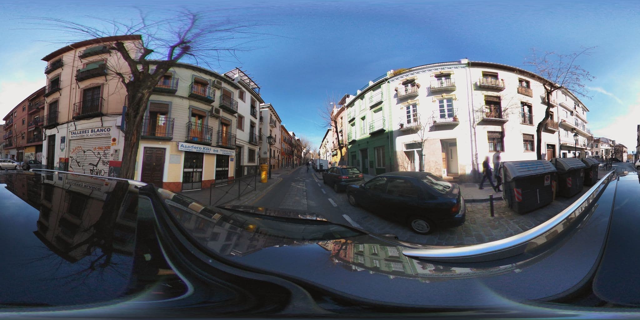 Street view near Abadia Suites, Granada