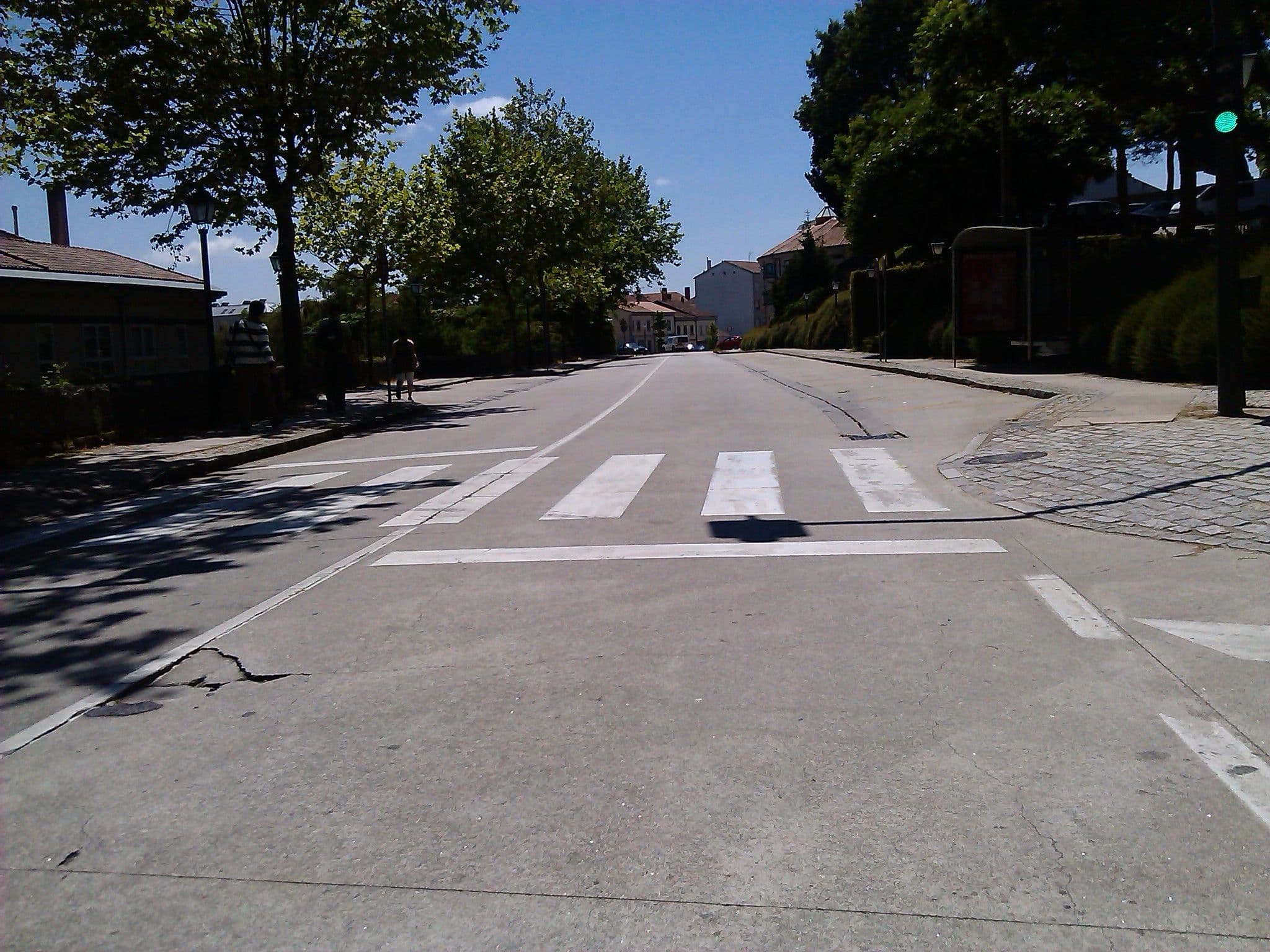 Street view near A Fonte de Compostela, Santiago de Compostela