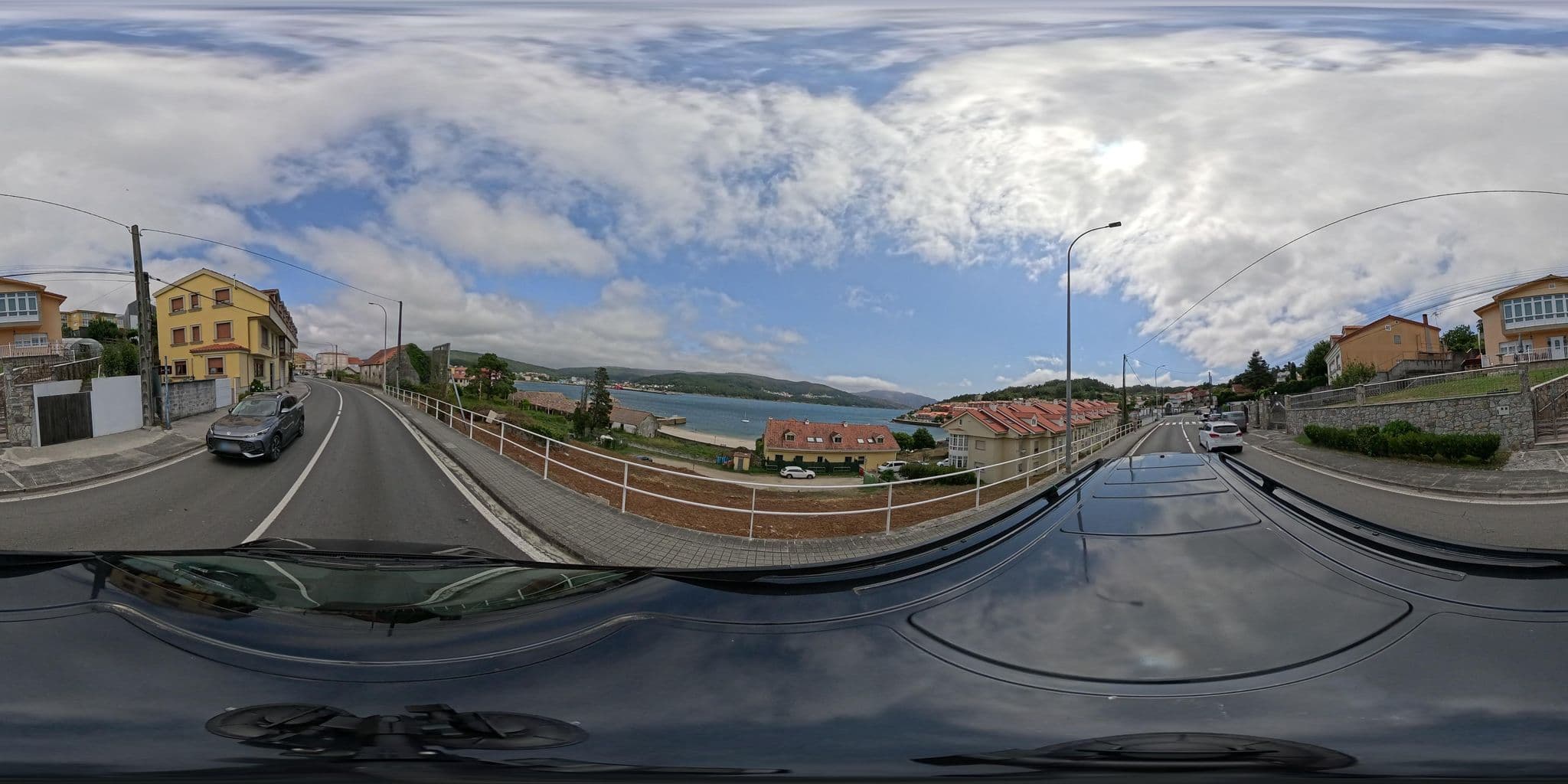 Street view near As Hortensias, Corcubión — © seraq (CC BY-SA · Mapillary)
