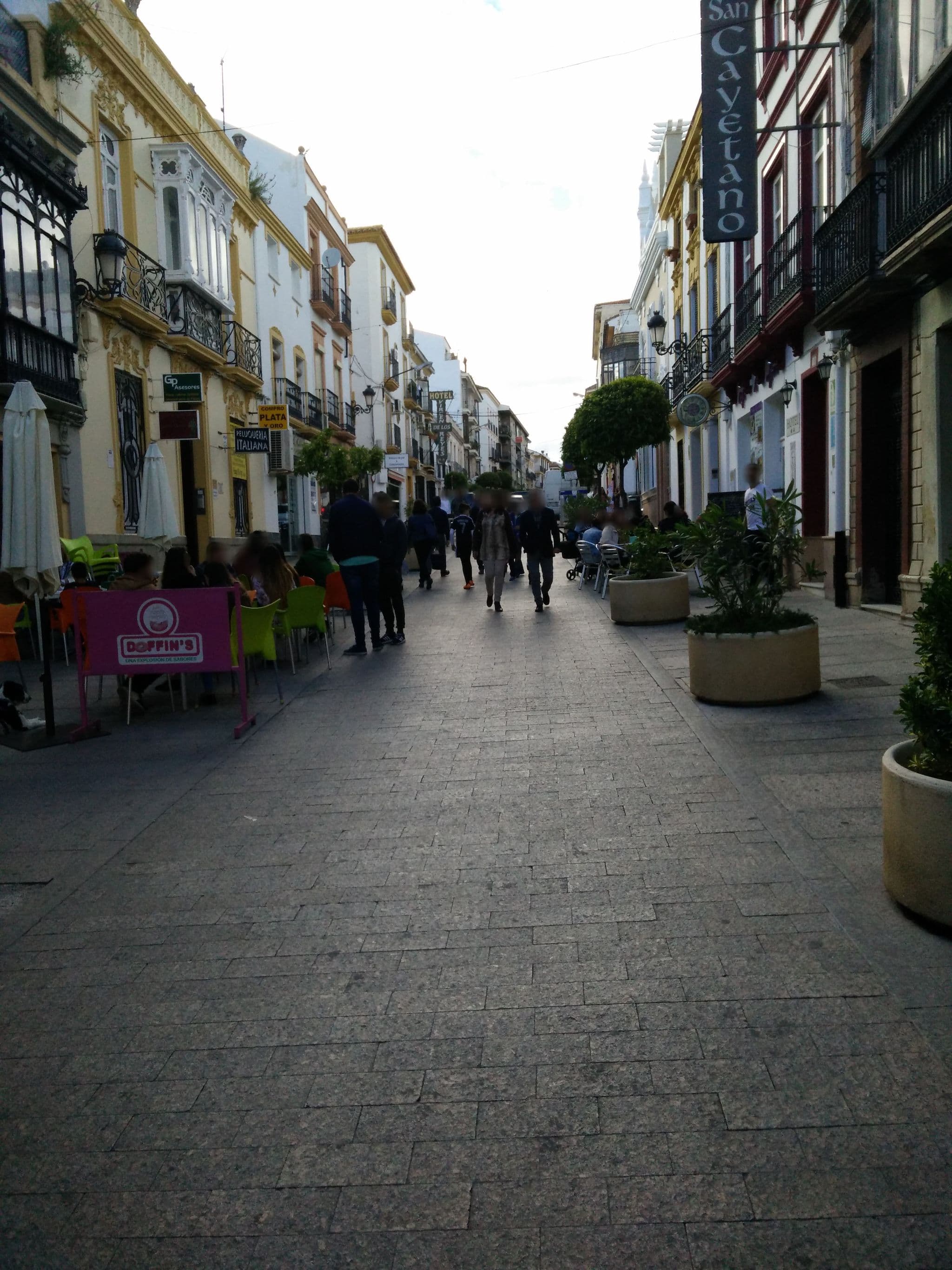 Street view near Hostal San Cayetano, Ronda — © bernardvoyageur (CC BY-SA · Mapillary)