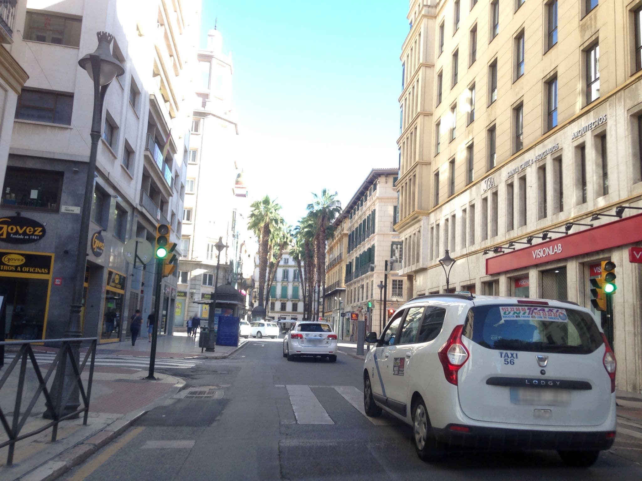 Street view near Halcyon Days, Málaga