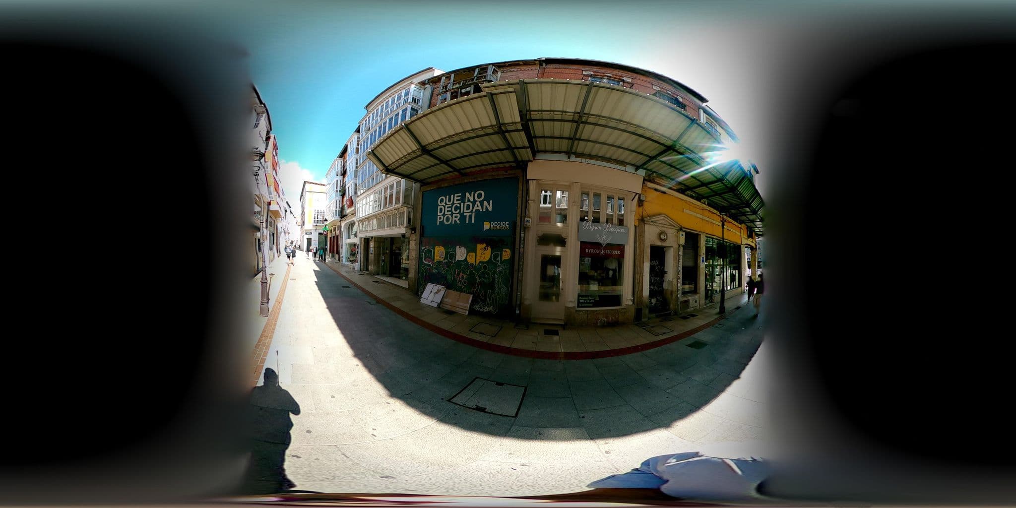 Street view near Burgos Suites, Burgos — © sanjorgepinho (CC BY-SA · Mapillary)