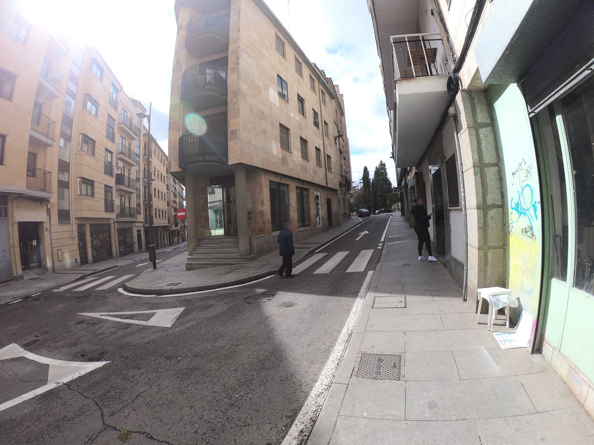 Street view near Apartamentos Arriba, Santa Marta de Tormes — © sanchi (CC BY-SA · Mapillary)
