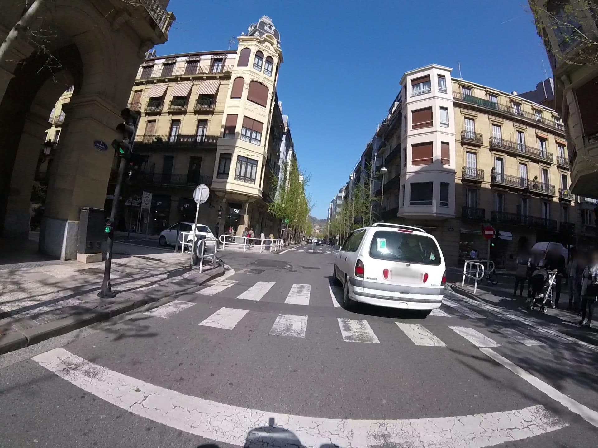 Street view near Hotel Arbaso, Donostia / San Sebastián