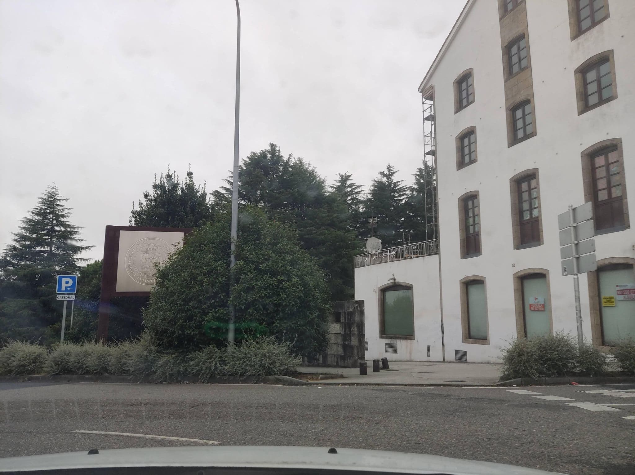Street view near El Camino, Santiago de Compostela