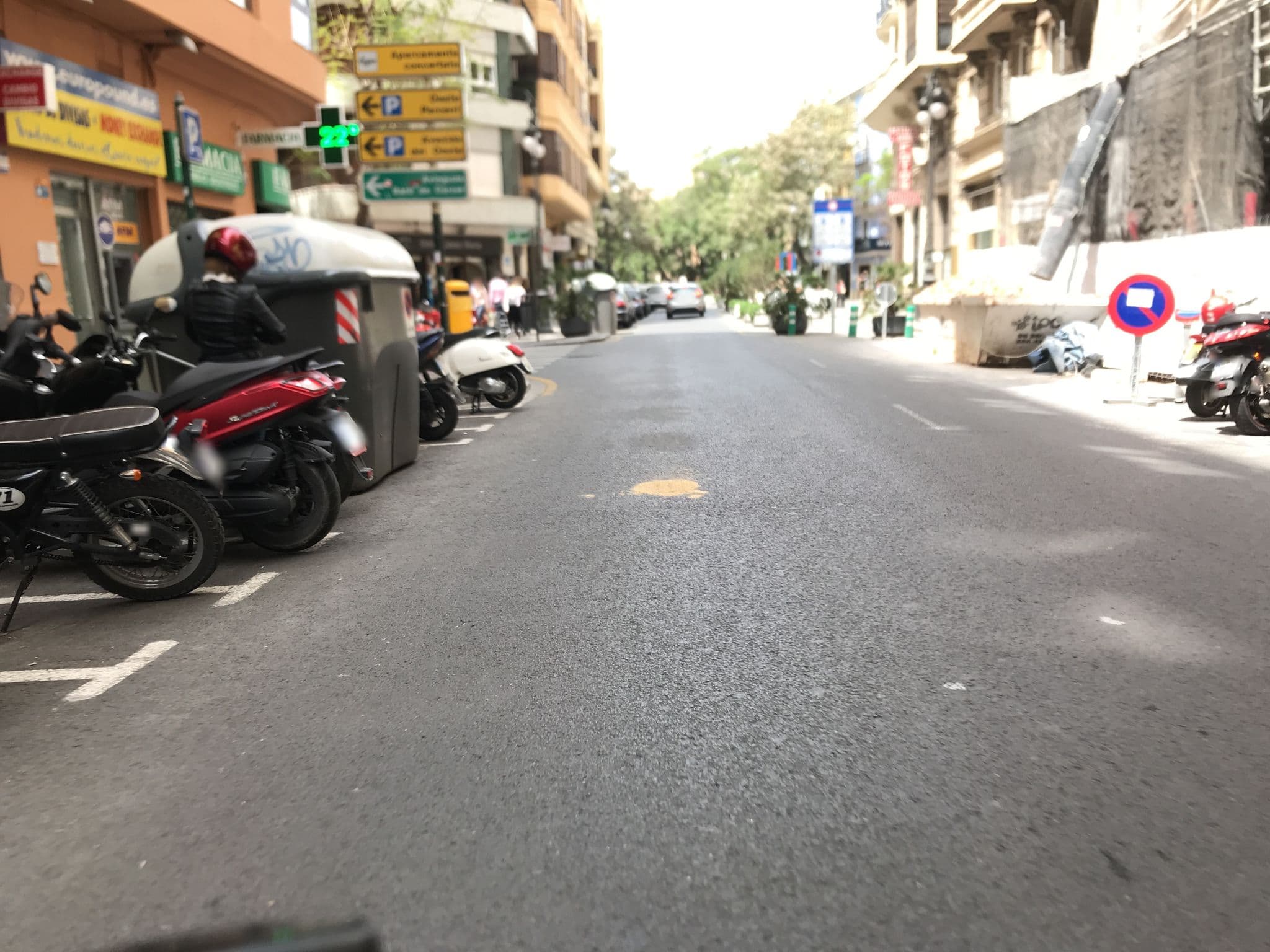 Street view near Cosmo Hotel, Valencia