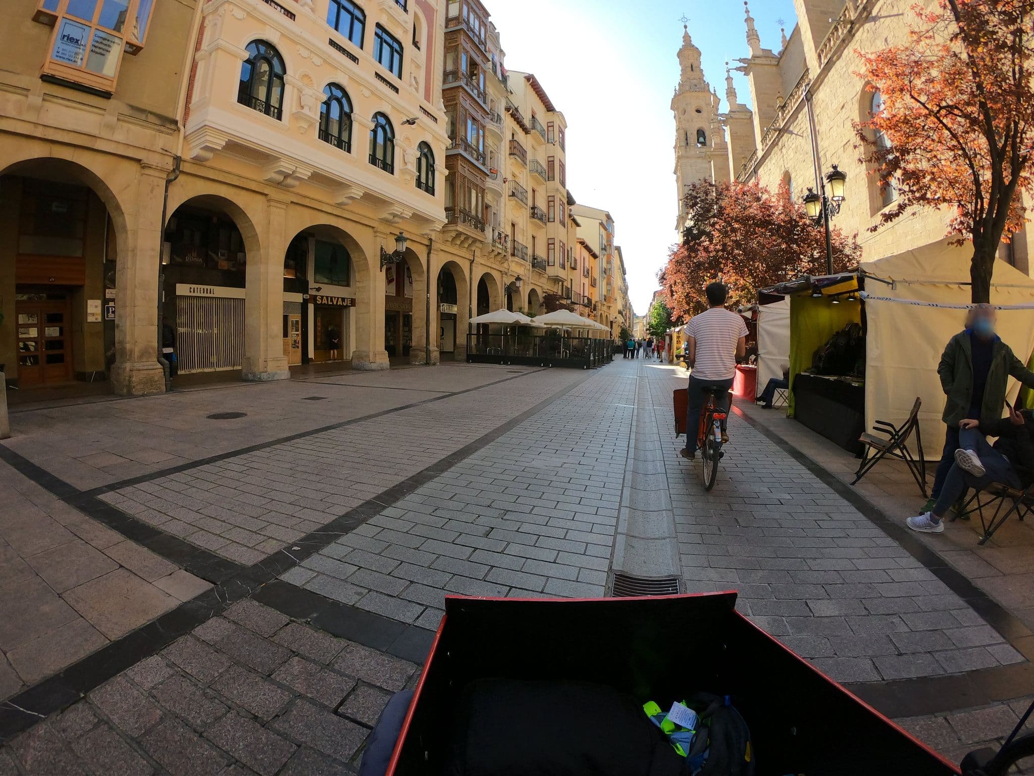 Street view near Pensión La Redonda, Logroño — © rubencarbonero (CC BY-SA · Mapillary)