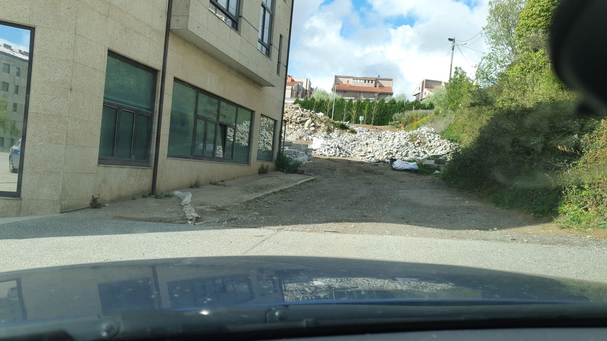 Street view near La Credencial, Santiago de Compostela