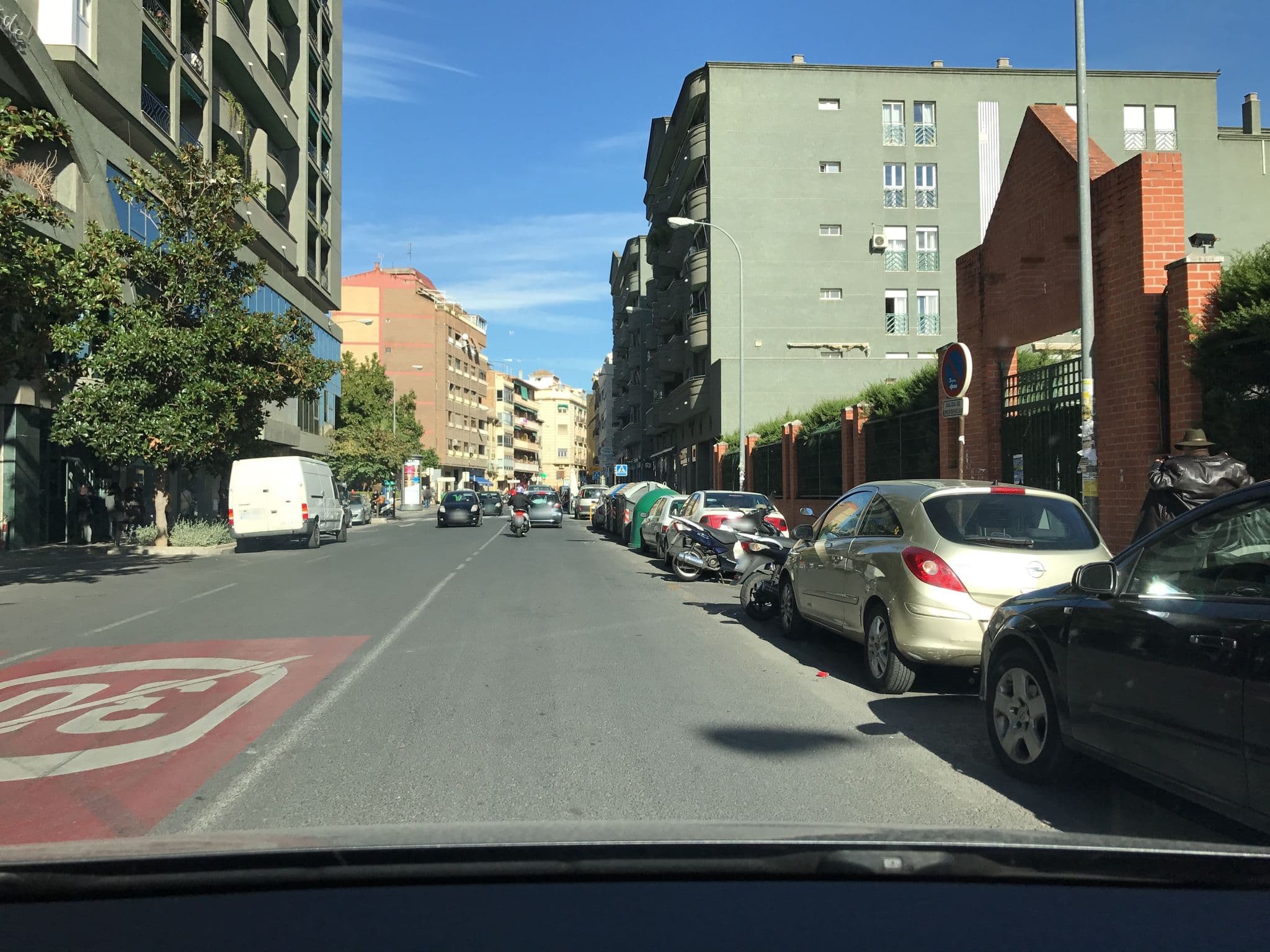 Street view near Eurostars San Antón, Granada