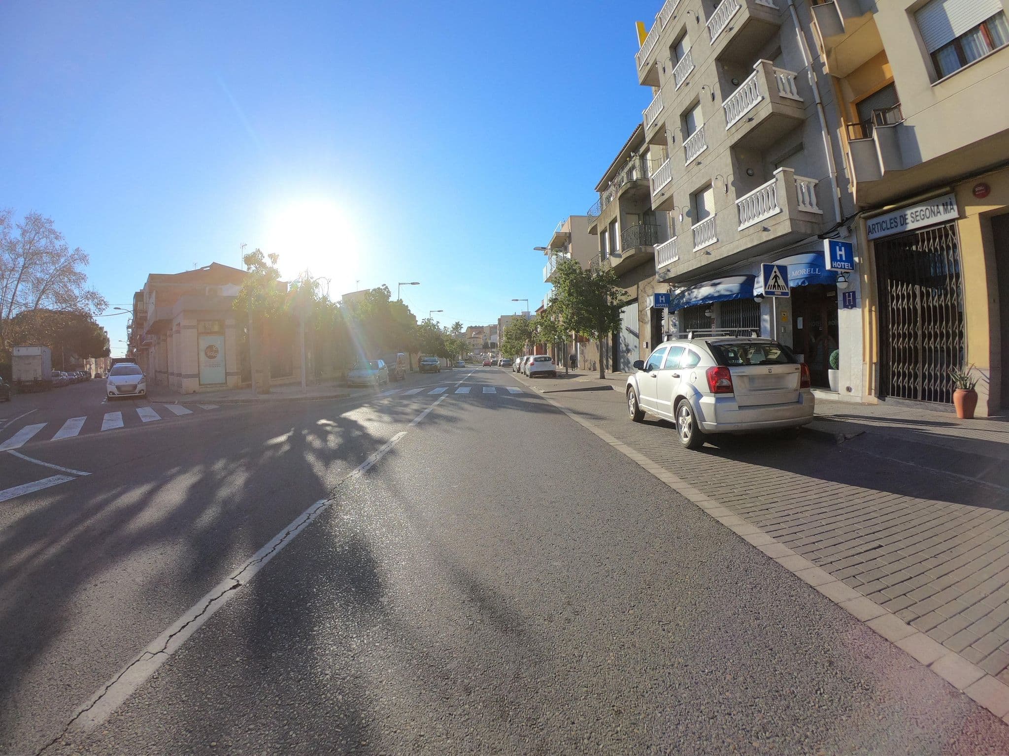 Street view near Hotel Morell, la Pobla de Mafumet — © joostjakob (CC BY-SA · Mapillary)