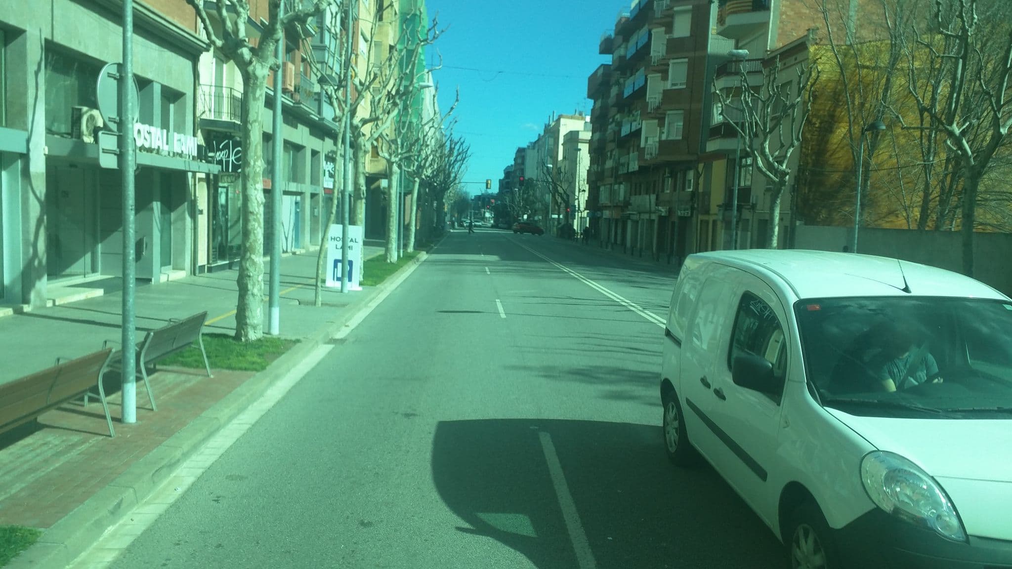 Street view near Hostal Lami, Esplugues de Llobregat — © gcq (CC BY-SA · Mapillary)