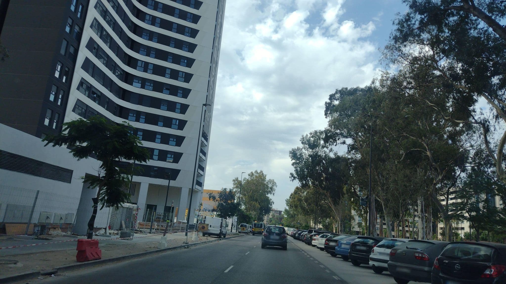 Street view near Hampton by Hilton Malaga Martiricos, Málaga