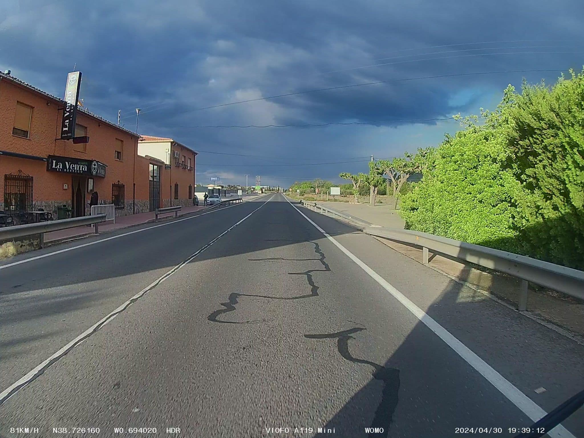 Street view near La Venta el Borrego, Beneixama — © soulcover (CC BY-SA · Mapillary)