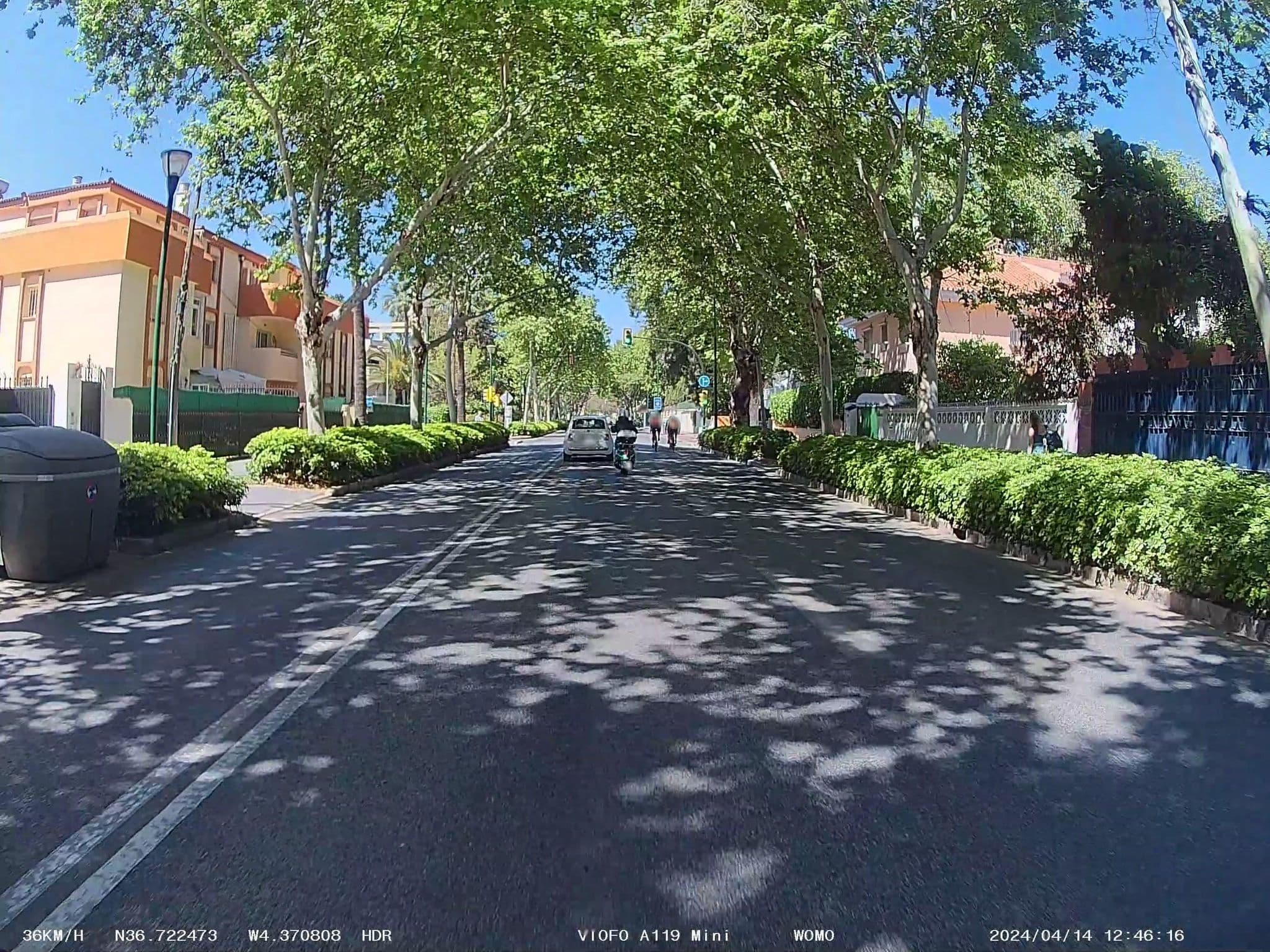 Street view near La Moderna Suites, Málaga