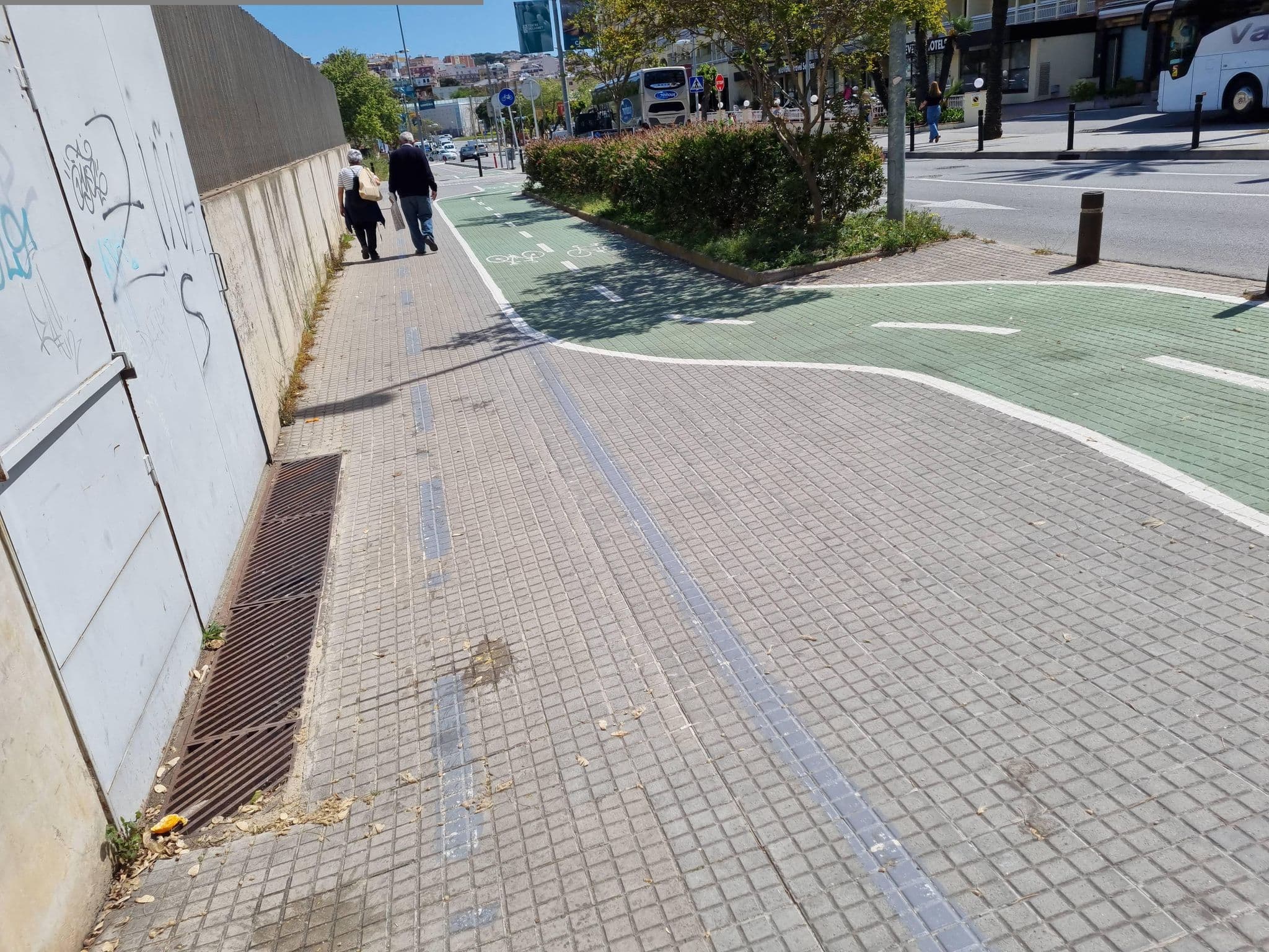 Street view near Evenia Olympic Garden, Lloret de Mar