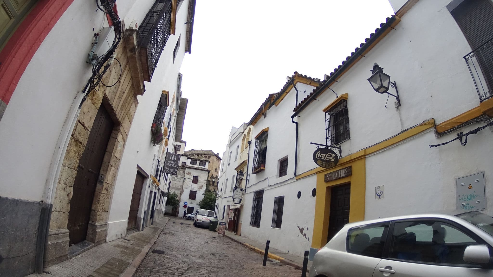 Street view near Hostal Arcos, Córdoba