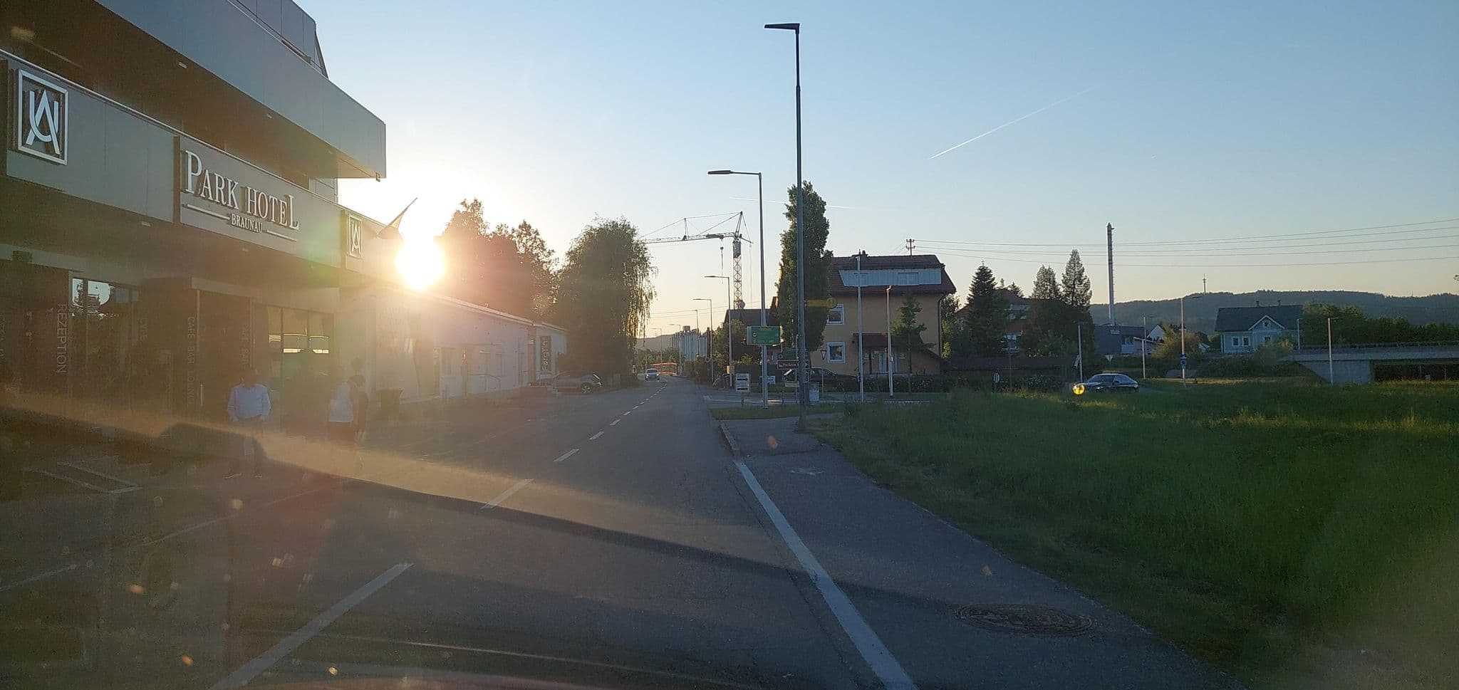 Street view near Parkhotel Braunau, Haselbach — © gzin (CC BY-SA · Mapillary)