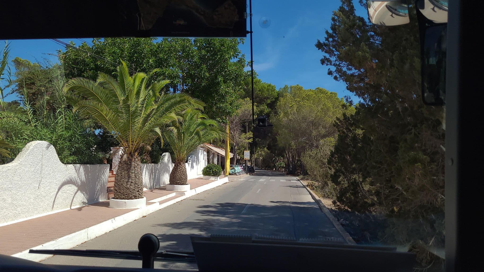 Street view near Barbaroja, Sant Francesc de Formentera