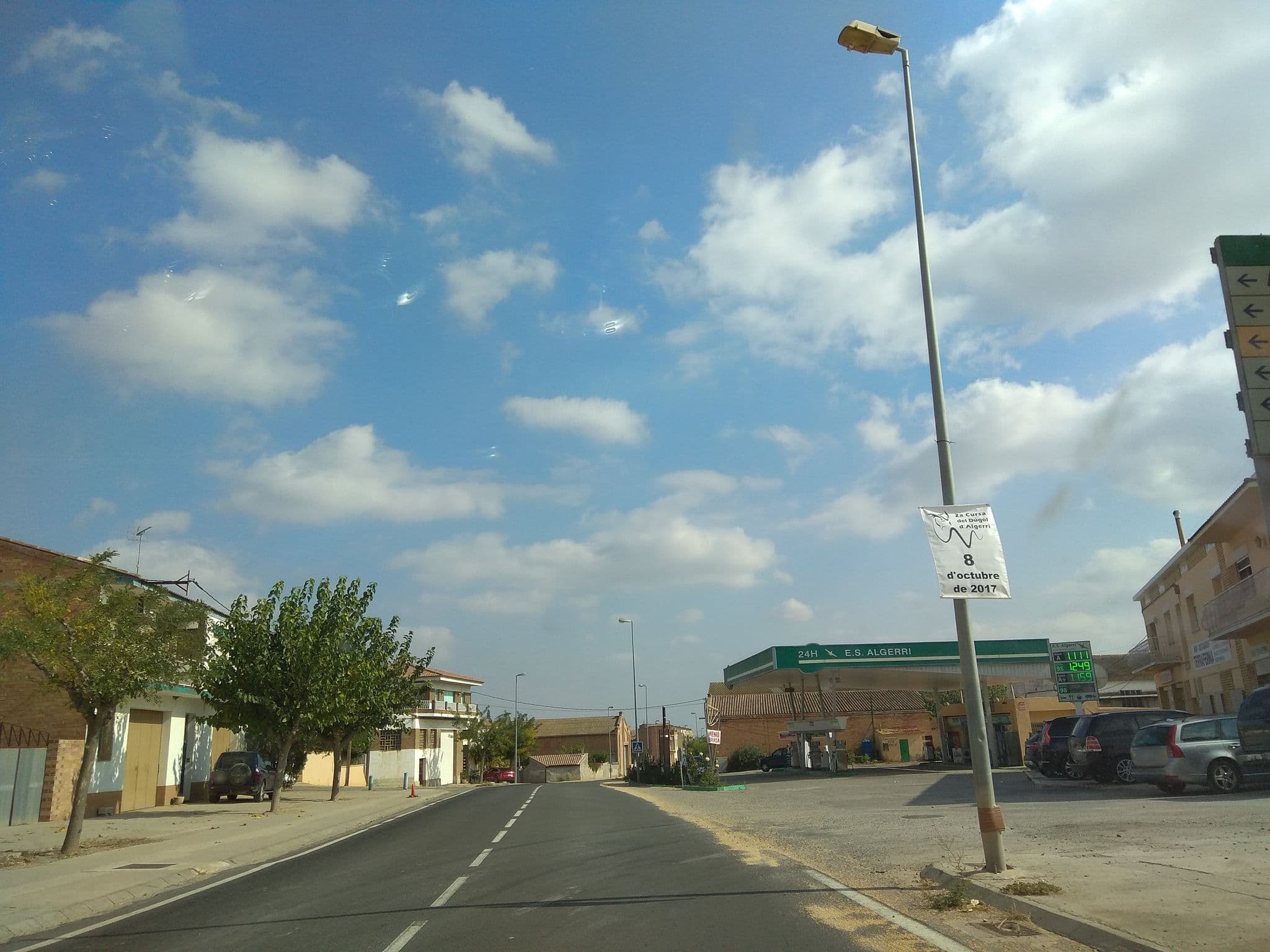 Street view near Hostal Terraferma, Alfarràs — © egofer (CC BY-SA · Mapillary)