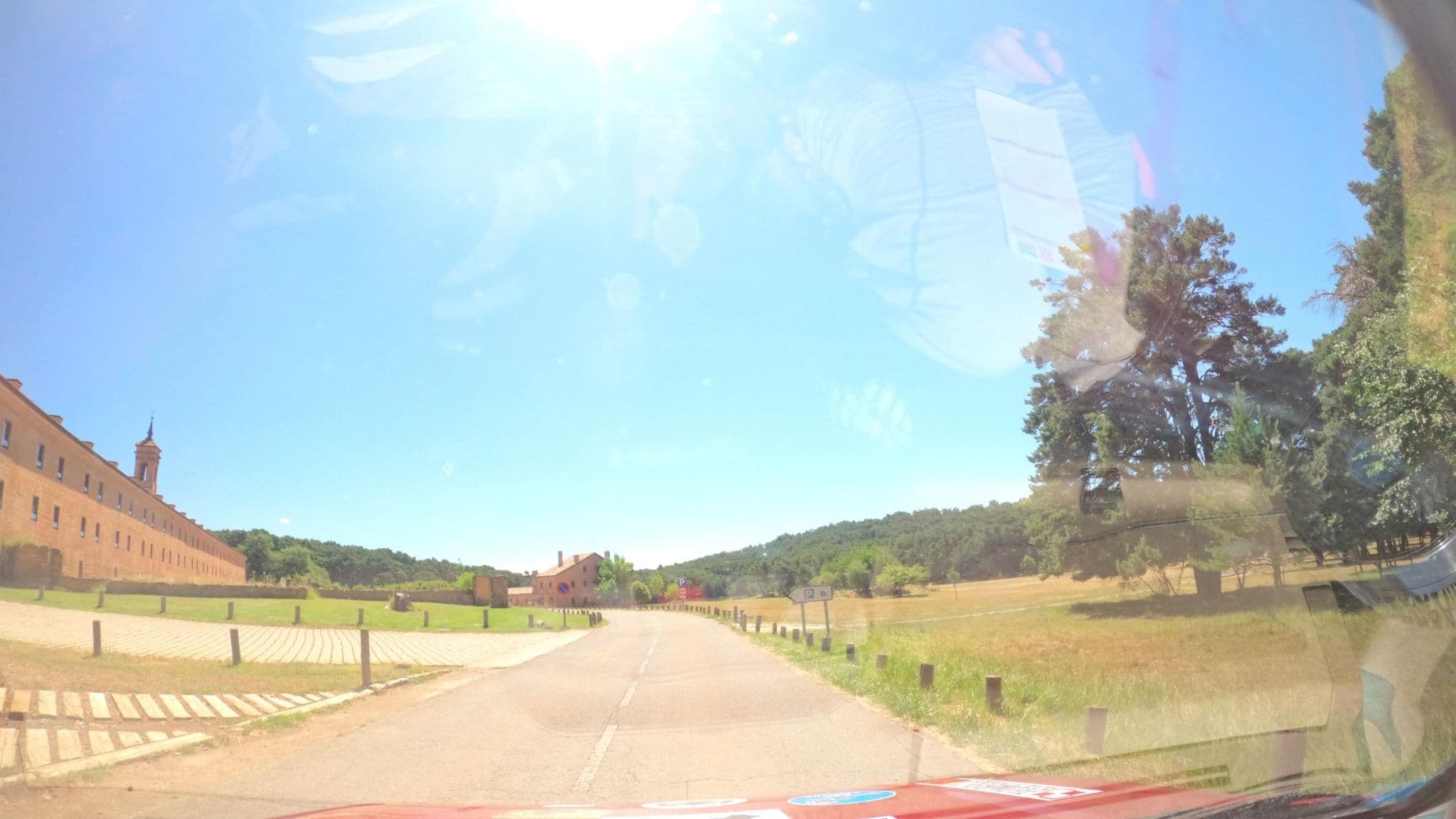 Street view near Hospedería de San Juan de la Peña, Jaca — © masterofnoroad (CC BY-SA · Mapillary)